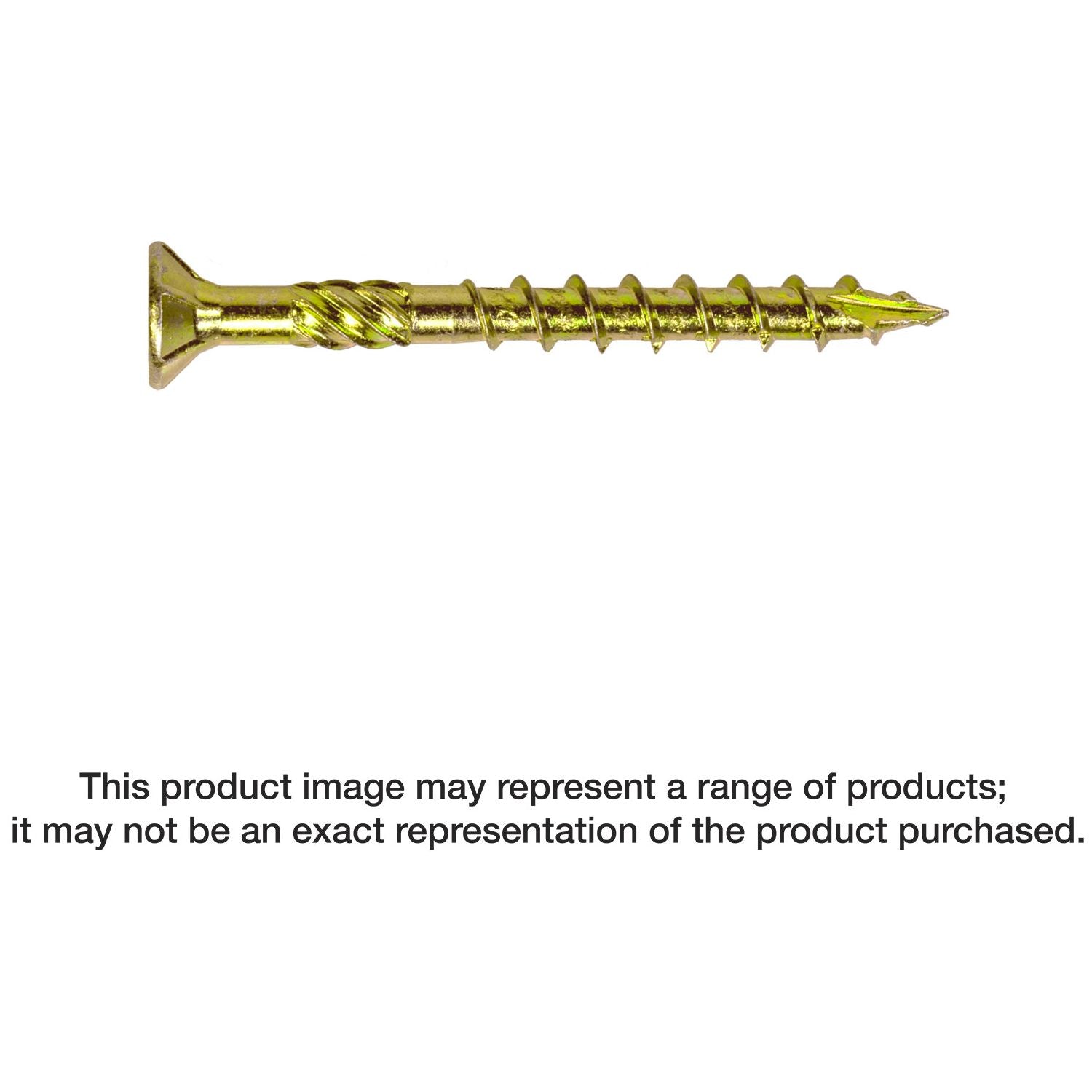 Simpson Strong-Tie SDCP22858-R50 Strong-Drive SDCP TIMBER-CP Screw,  0.315-in. x 8-5/8-in. T40, Yellow Zinc, 50-Pack