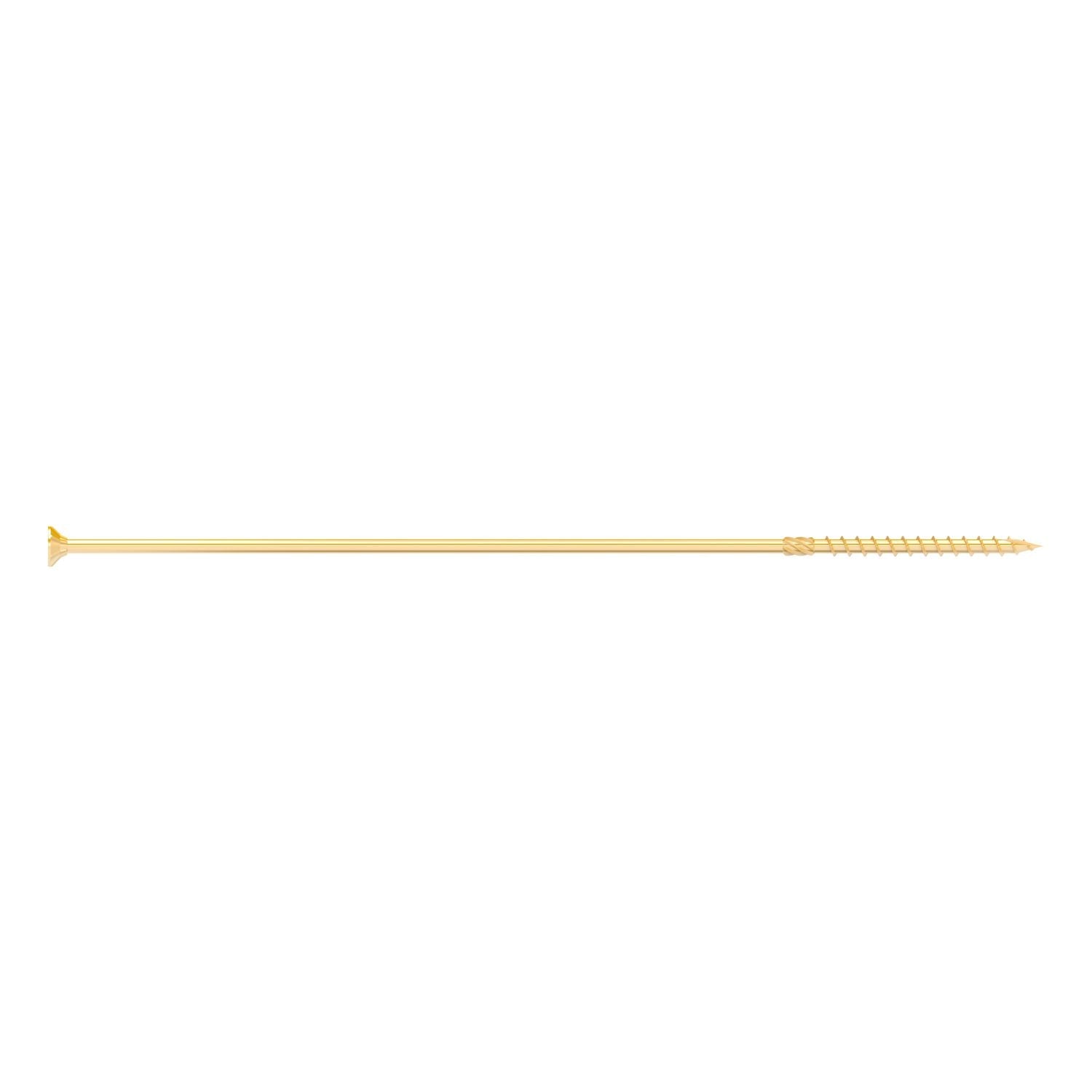 Simpson Strong-Tie SDCP271400 Strong-Drive SDCP TIMBER-CP Screw,  0.390-in. x 14-in. T40, Yellow Zinc, 150-Pack