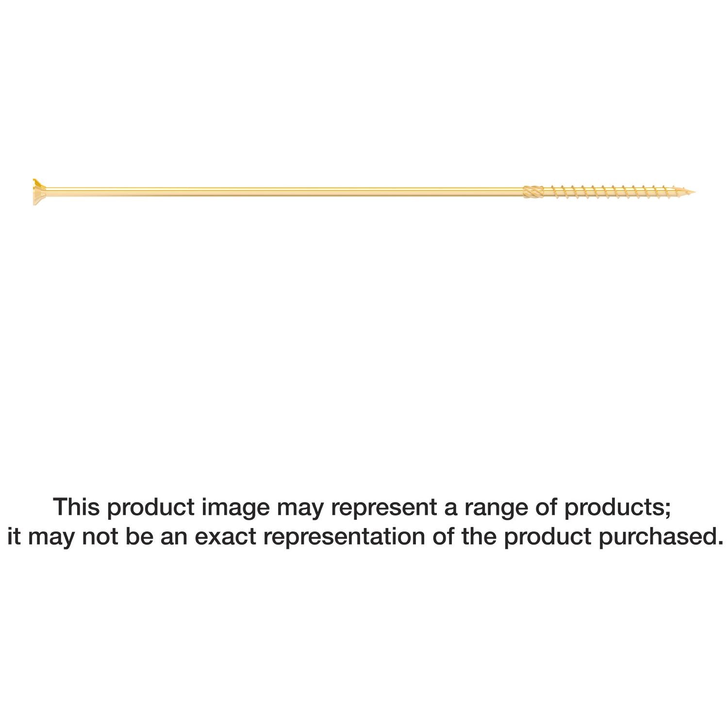 Simpson Strong-Tie SDCP271400 Strong-Drive SDCP TIMBER-CP Screw,  0.390-in. x 14-in. T40, Yellow Zinc, 150-Pack