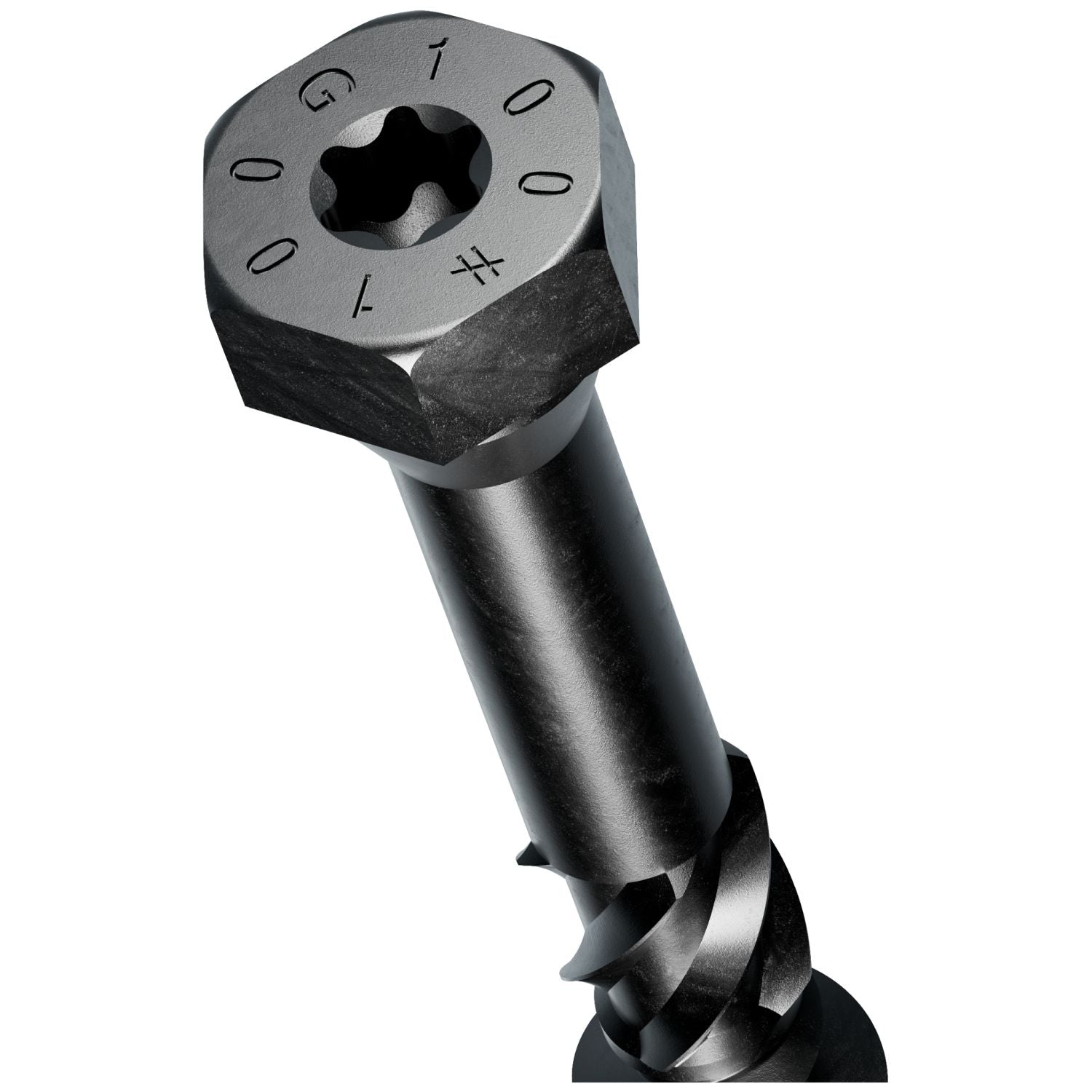 Simpson Strong-Tie SDHR12X100-R25 Strong-Drive SDHR COMBO-HEAD Screw,  12 mm x 100 mm, Black E-Coat, 25-Pack