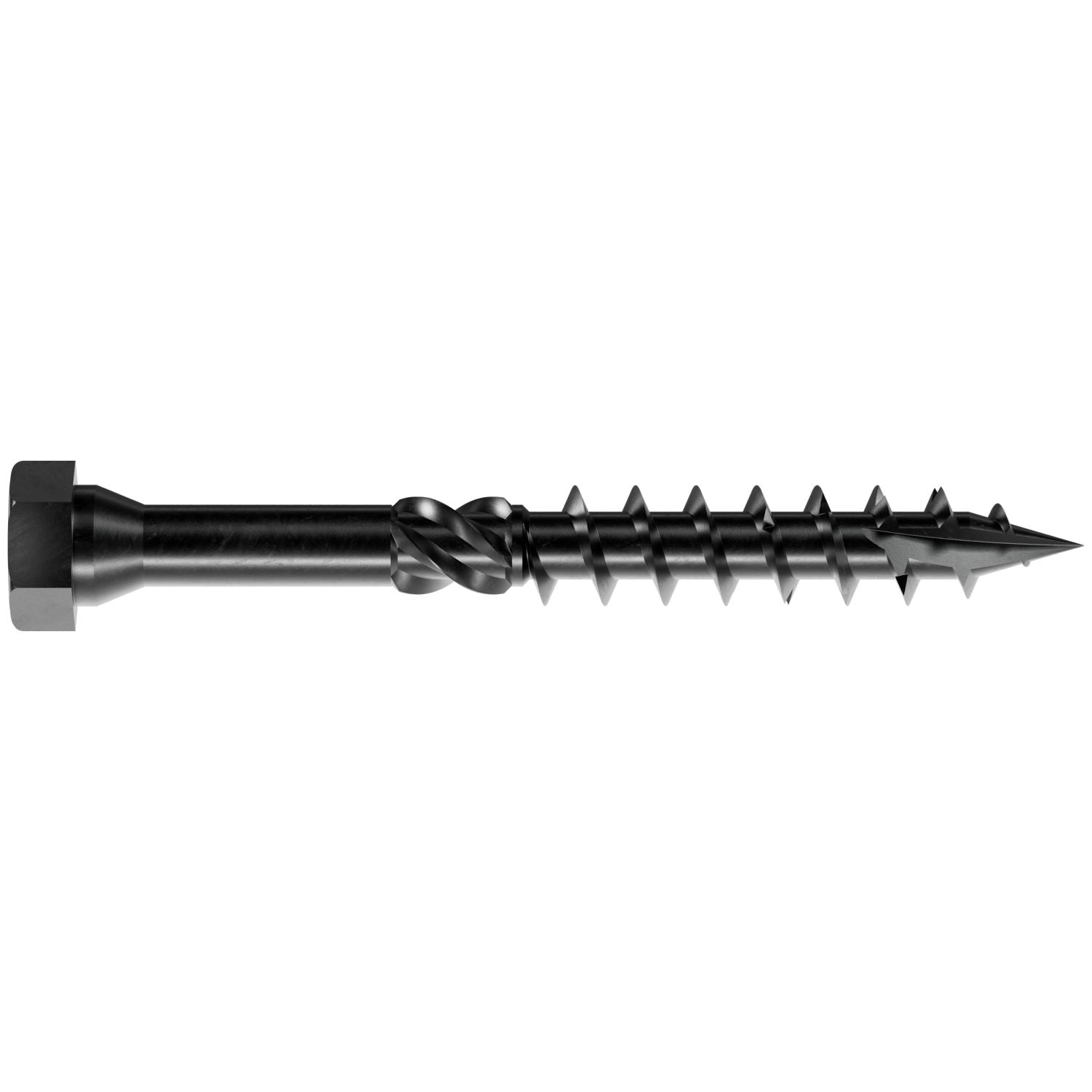 Simpson Strong-Tie SDHR12X100-R25 Strong-Drive SDHR COMBO-HEAD Screw,  12 mm x 100 mm, Black E-Coat, 25-Pack