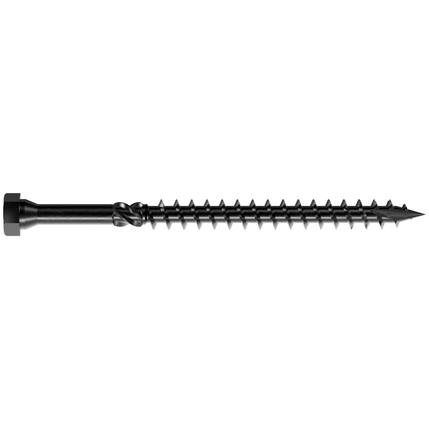 Simpson Strong-Tie SDHR12X160-R25 Strong-Drive SDHR COMBO-HEAD Screw,  12 mm x 160 mm, Black E-Coat, 25-Pack
