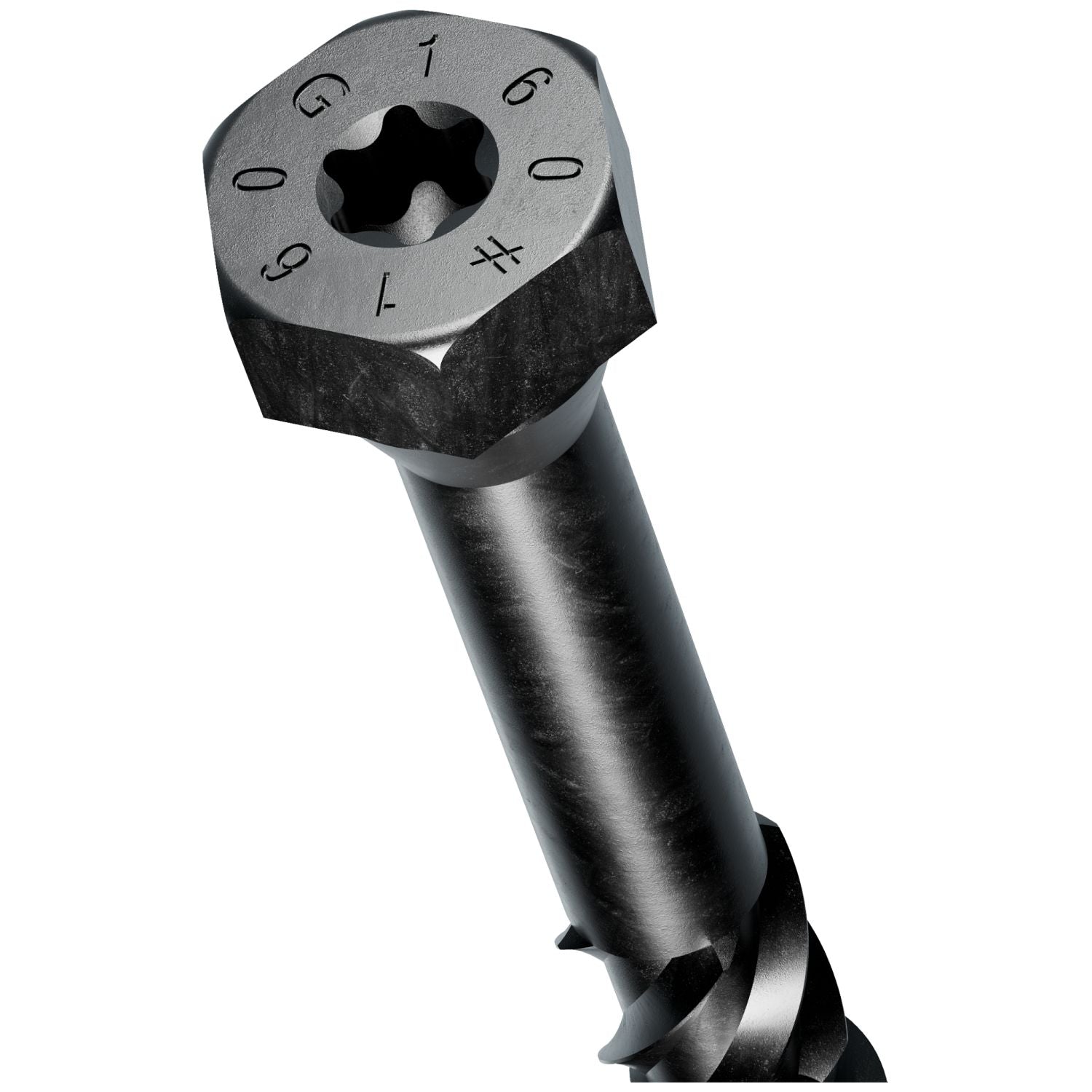 Simpson Strong-Tie SDHR12X160-R25 Strong-Drive SDHR COMBO-HEAD Screw,  12 mm x 160 mm, Black E-Coat, 25-Pack