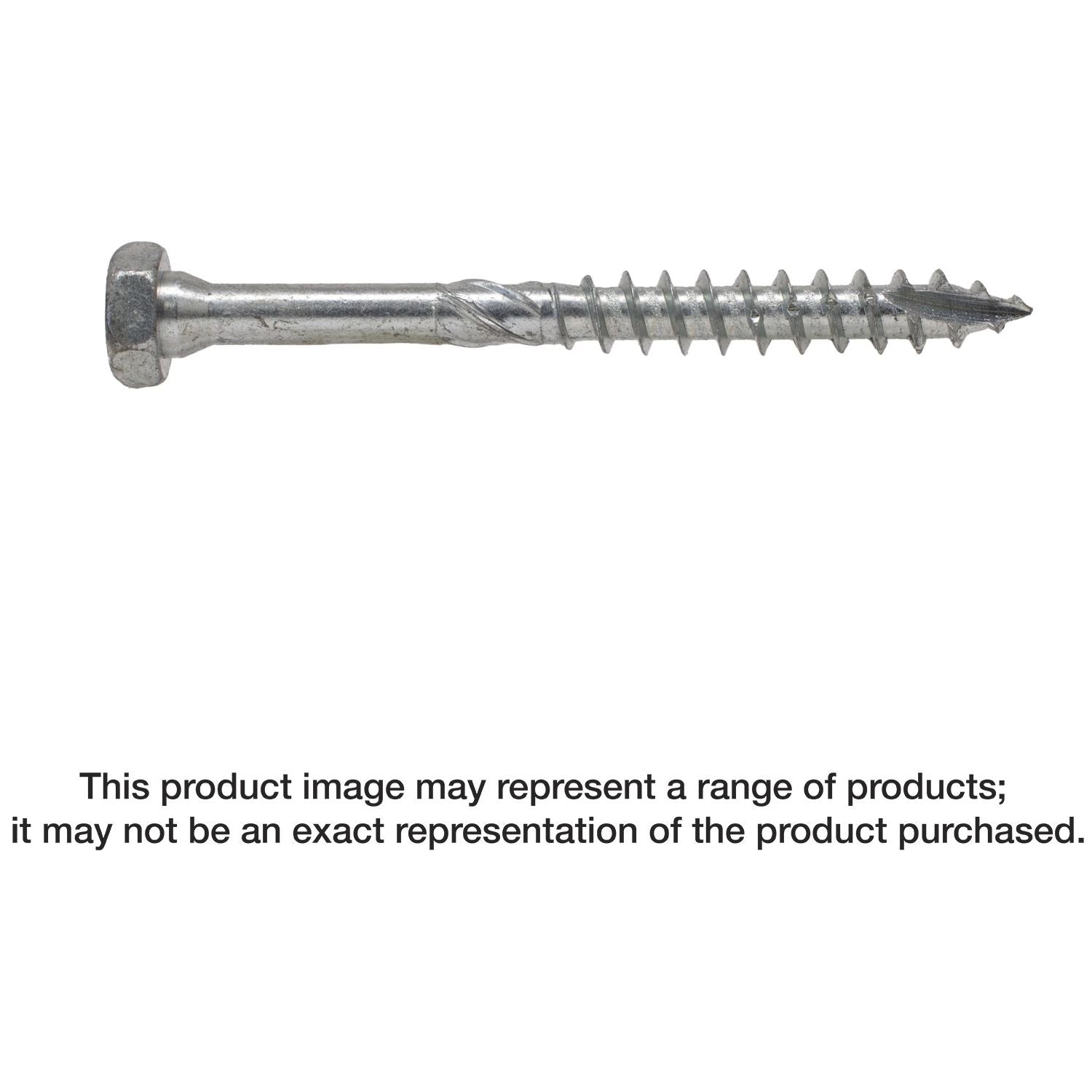 Simpson Strong-Tie SDHR27400-R25 Strong-Drive SDHR COMBO-HEAD Screw,  0.275-in. x 4-in., Blue Zinc, 25-Pack