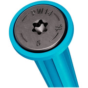 Simpson Strong-Tie SDPW14500S-R50 Strong-Drive SDPW DEFLECTOR Screw,  0.140-in. x 5-in. T25, 6-Lobe, E-Coat, Short Sleeve, 50-Pack