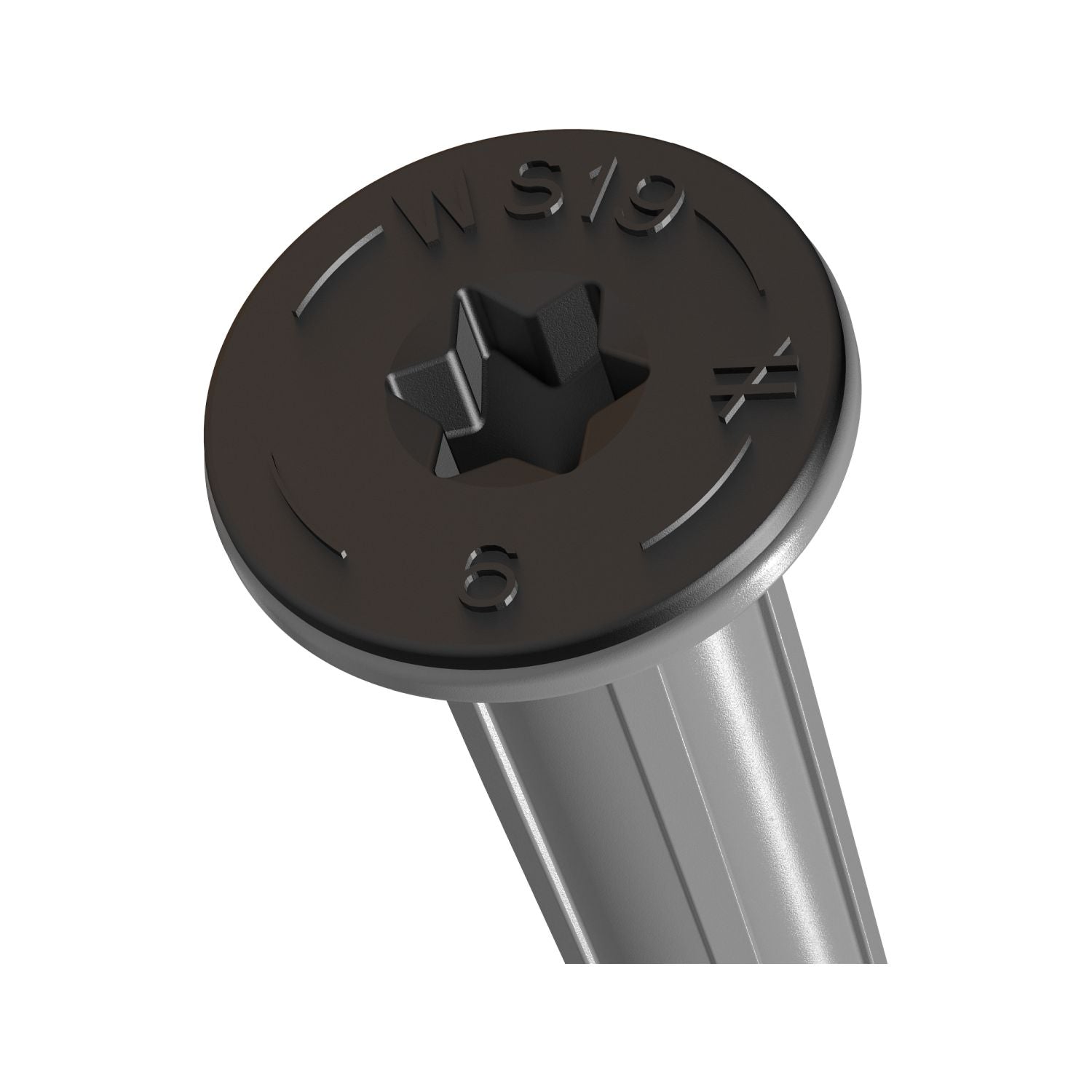 Simpson Strong-Tie SDPW19600MB Strong-Drive SDPW DEFLECTOR Screw,  0.195-in. x 6-in. T40, 6-Lobe, E-Coat, 400-Pack