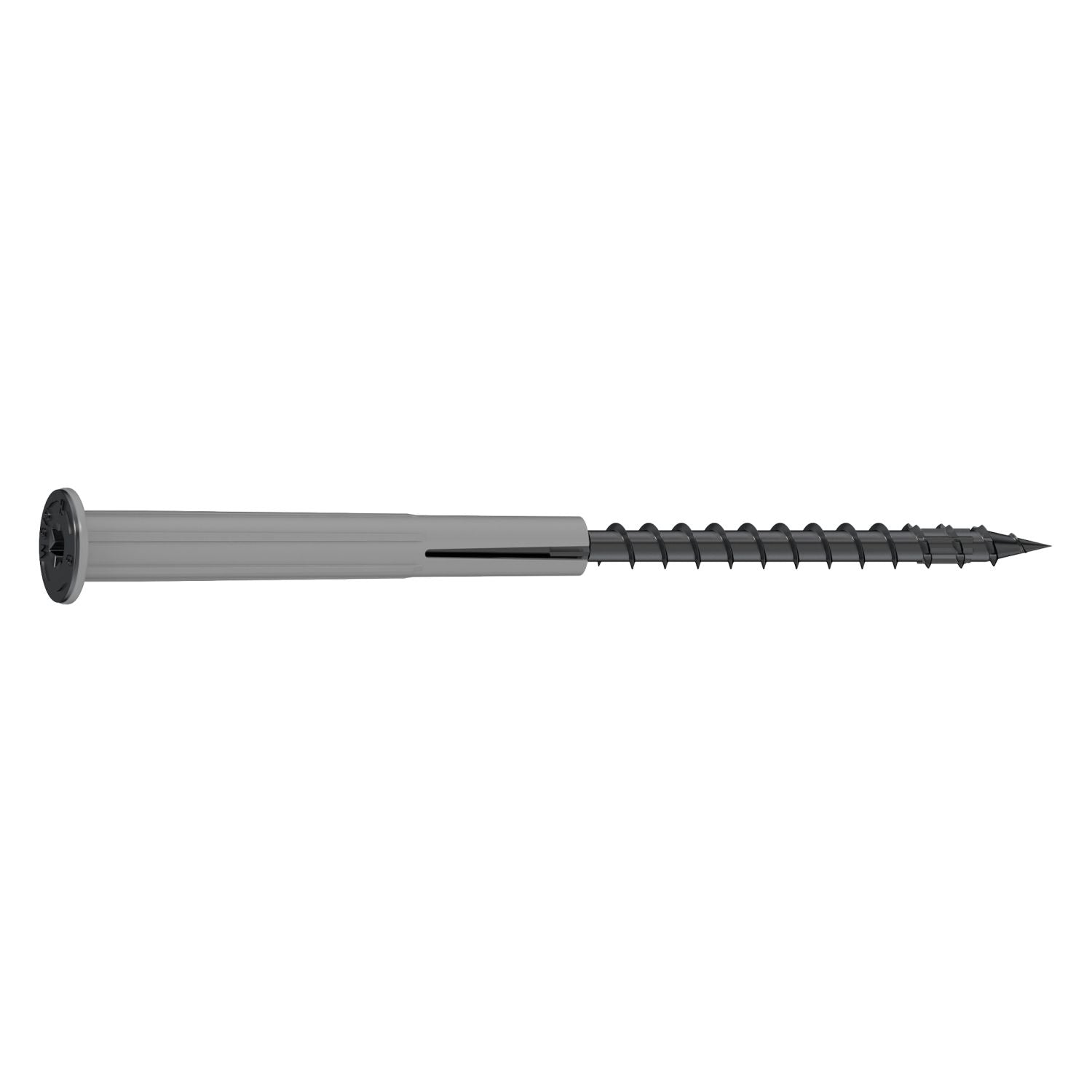 Simpson Strong-Tie SDPW19600MB Strong-Drive SDPW DEFLECTOR Screw,  0.195-in. x 6-in. T40, 6-Lobe, E-Coat, 400-Pack