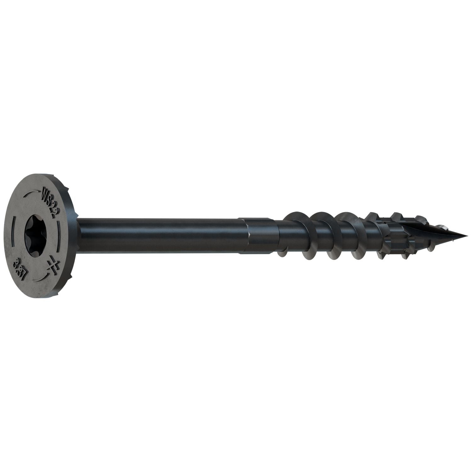 Simpson Strong-Tie SDW22338MB Strong-Drive SDW EWP-PLY Screw,  .220-in. x 3-3/8-in. T40 6-Lobe, E-coat, 250-Pack