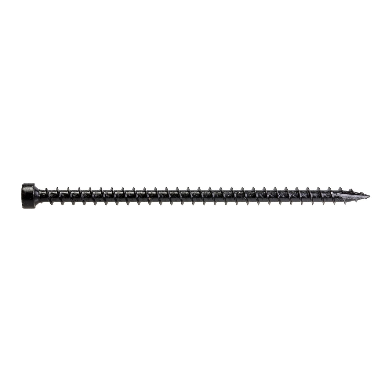 Simpson Strong-Tie Strong-Drive SDWC TRUSS Screw, .155-in. x 4-1/2-in. T-30 6-Lobe E-coat, Black, 500-Pack (SDWC15450B-KT)