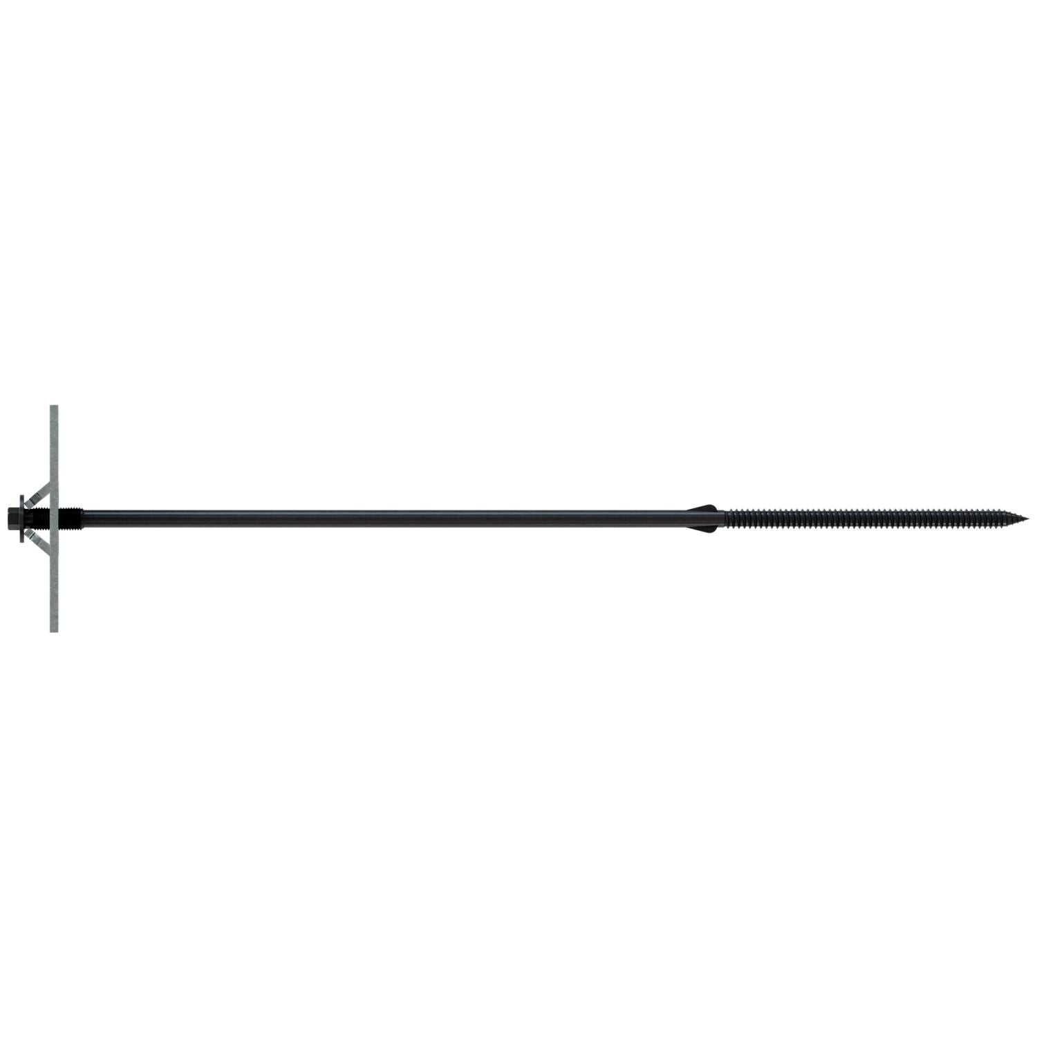 Simpson Strong-Tie SDWF2716-TUW Strong-Drive SDWF FLOOR-TO-FLOOR Screw,  0.270-in. x 16-in. 5/16 Hex, E-coat, 25-Pack