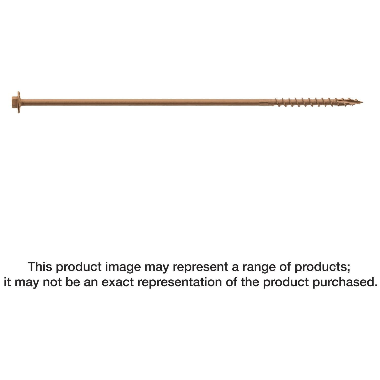 Simpson Strong-Tie SDWH191000DB-R50 Strong-Drive SDWH TIMBER-HEX Screw,  0.195-in. x 10-in. 5/16 Hex, DB Coating, 50-Pack