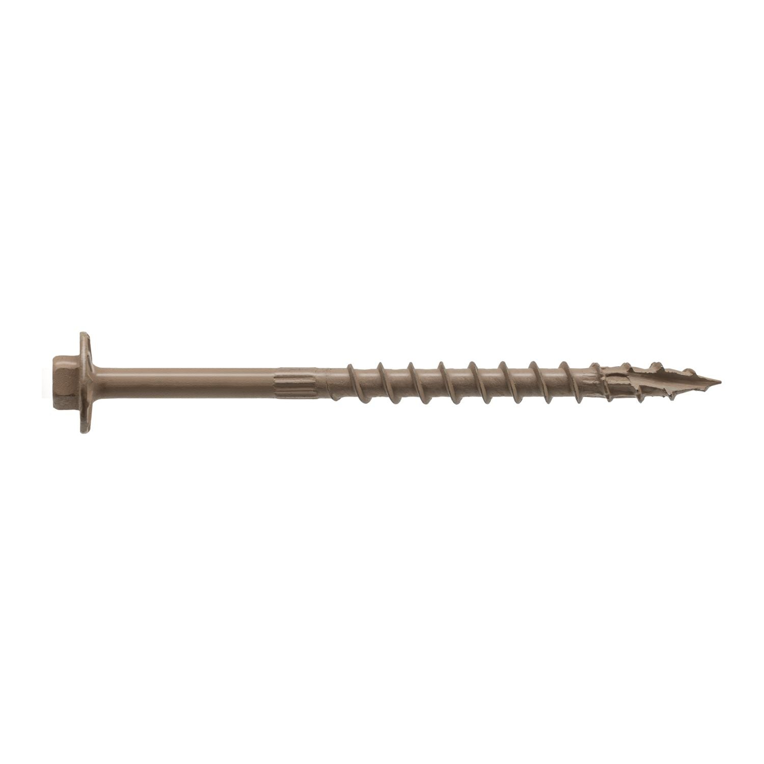 Simpson Strong-Tie SDWH19400DBMB Strong-Drive SDWH TIMBER-HEX Screw,  0.195-in. x 4-in. 5/16 Hex, DB Coating, 250-Pack