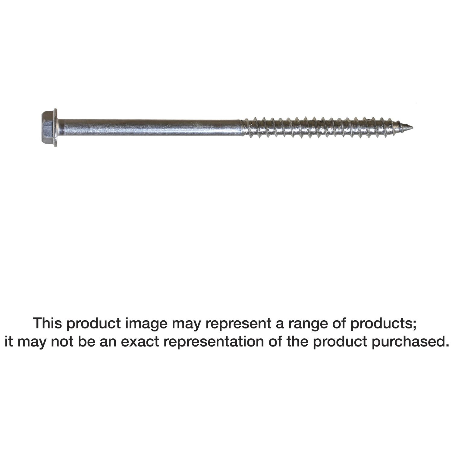 Simpson Strong-Tie SDWH271000SS-R5 Strong-Drive SDWH TIMBER-HEX SS Screw,  0.275-in. x 10-in. 1/2 Hex, Type 316, 5-Pack