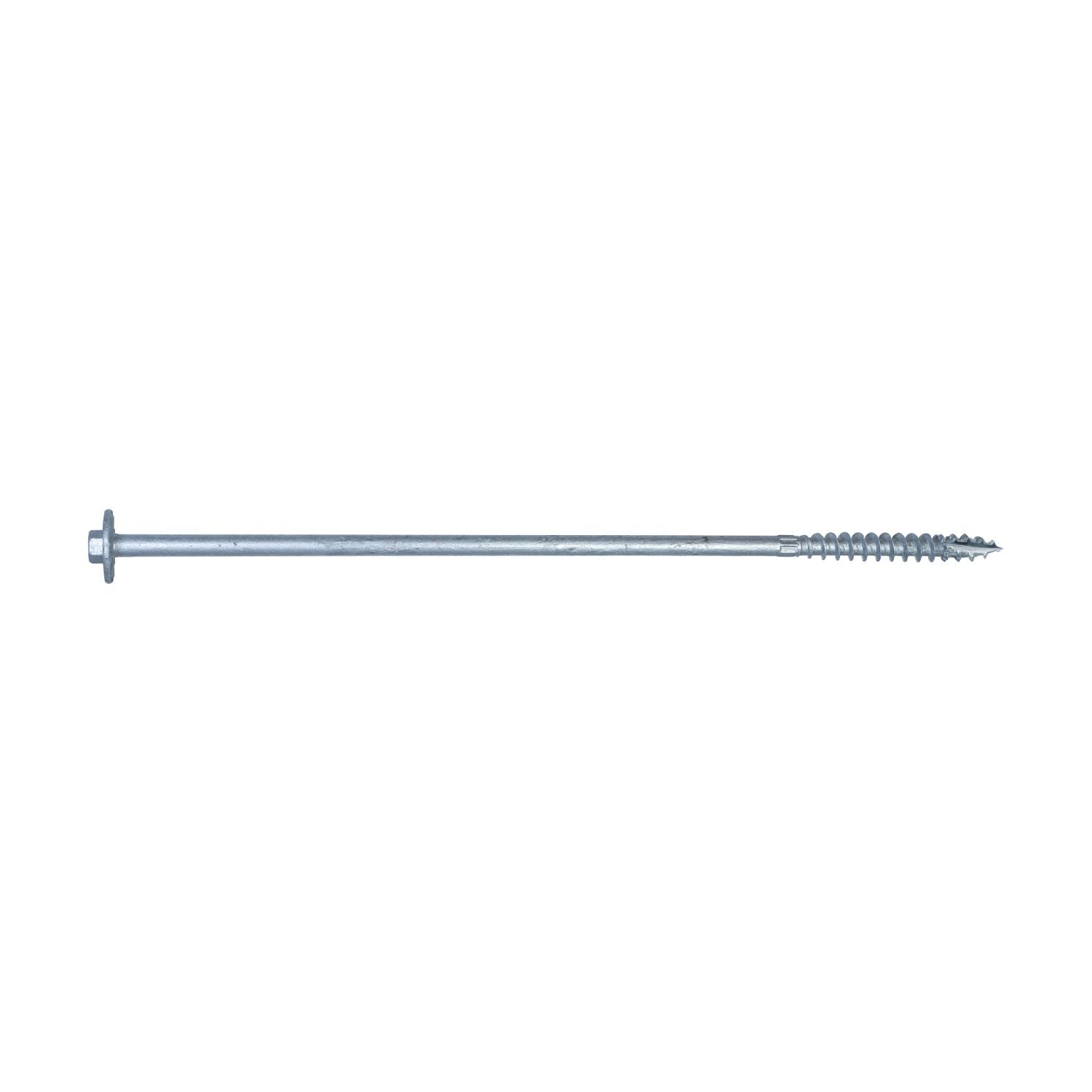 Simpson Strong-Tie SDWH271200GMB Strong-Drive SDWH TIMBER-HEX HDG Screw,  0.276-in. x 12-in. 3/8 Hex, 150-Pack