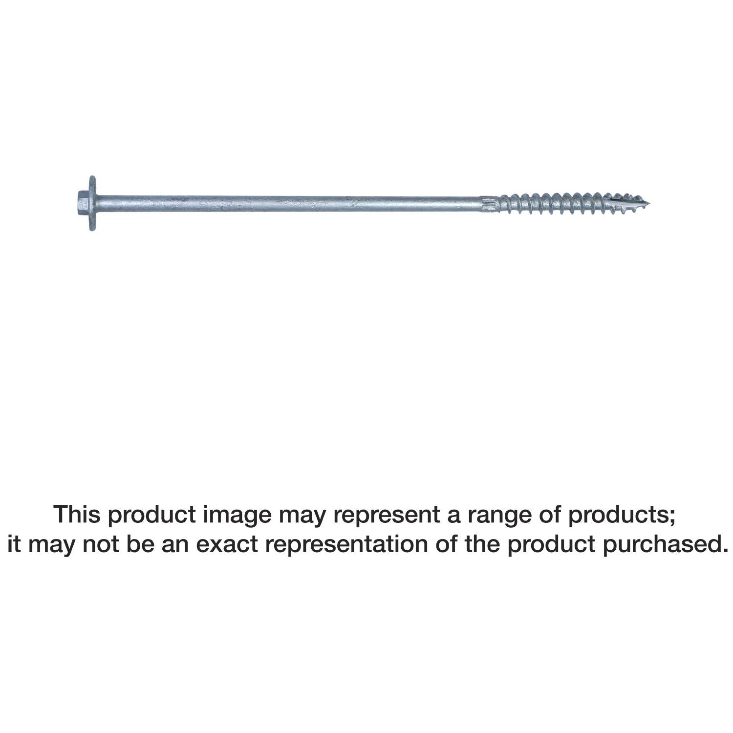 Simpson Strong-Tie SDWH27400G-RP1 Strong-Drive SDWH TIMBER-HEX HDG Screw,  0.276-in. x 4-in. 3/8 Hex