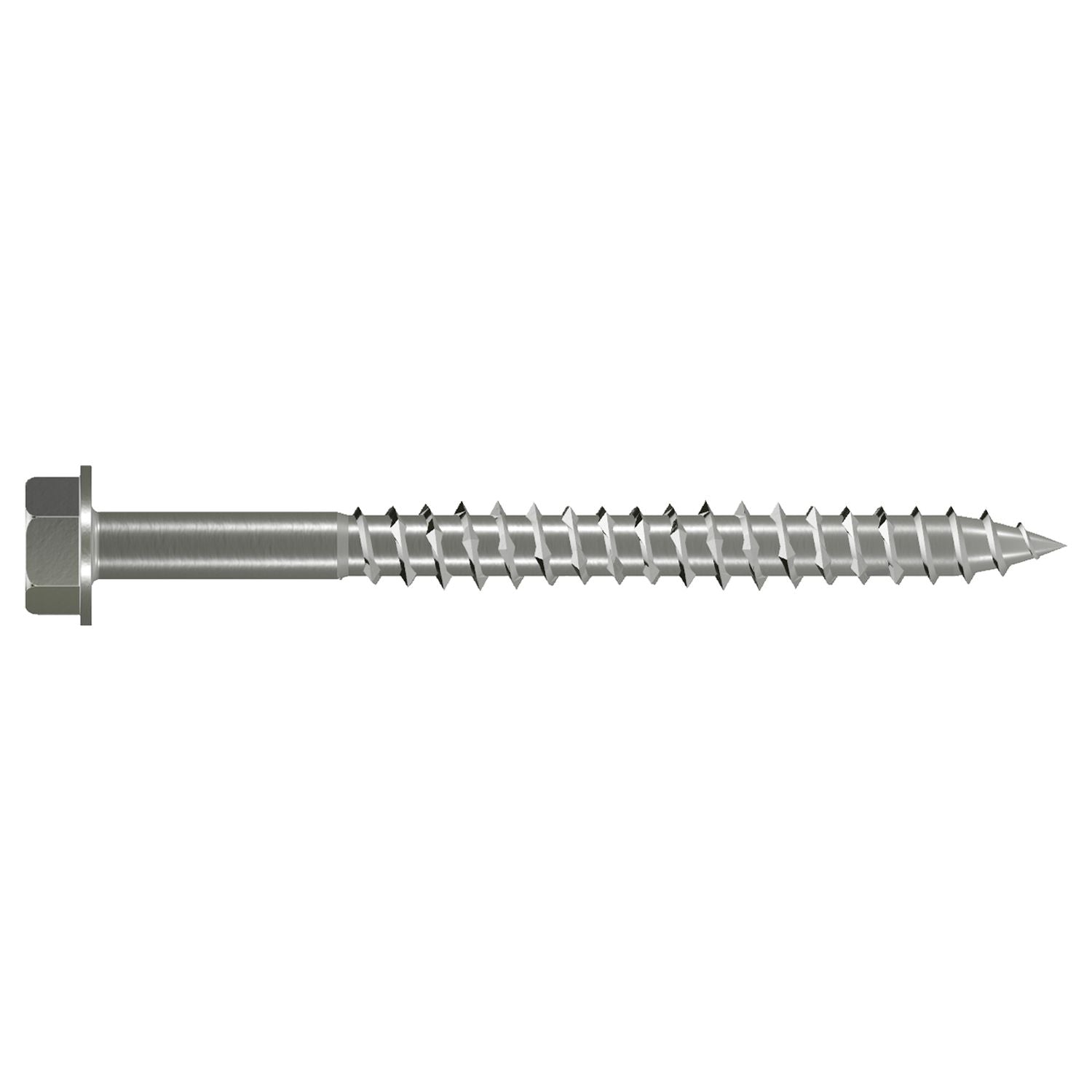 Simpson Strong-Tie SDWH27400SS-R10 Strong-Drive SDWH TIMBER-HEX SS Screw,  0.275-in. x 4-in. 1/2 Hex, Type 316, 10-Pack