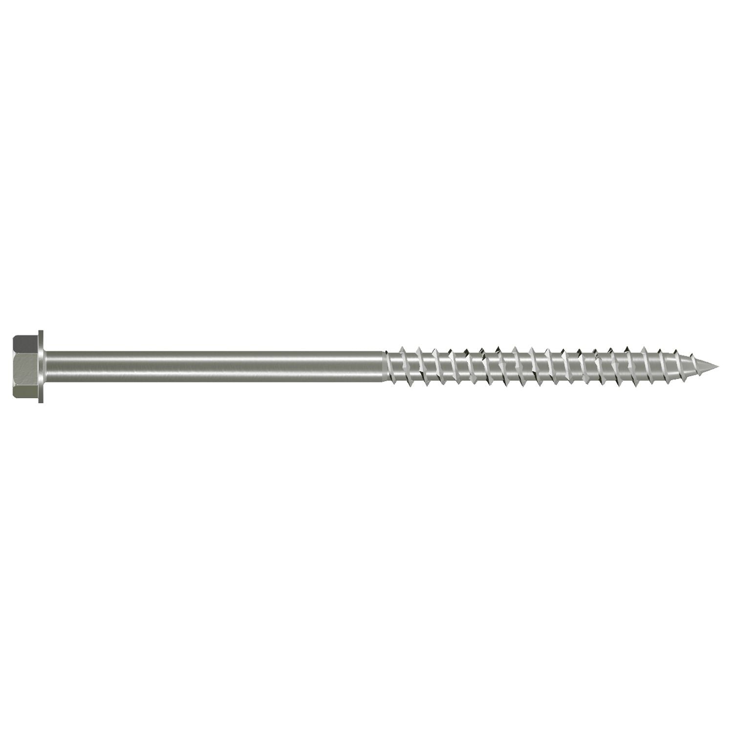 Simpson Strong-Tie SDWH27600SS-R10 Strong-Drive SDWH TIMBER-HEX SS Screw,  0.275-in. x 6-in. 1/2 Hex, Type 316, 10-Pack