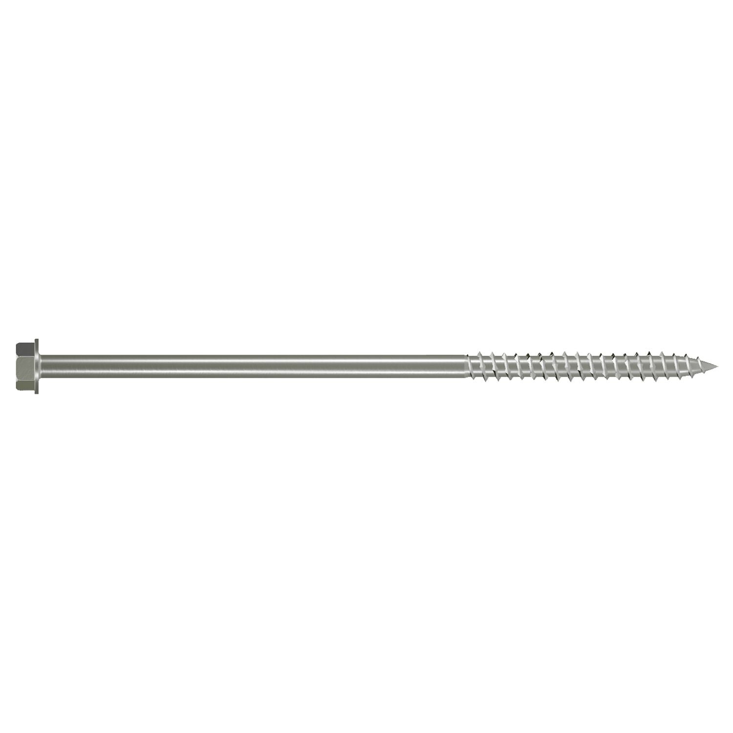 Simpson Strong-Tie SDWH27800SS-RP1 Strong-Drive SDWH TIMBER-HEX SS Screw,  0.275-in. x 8-in. 1/2 Hex, Type 316