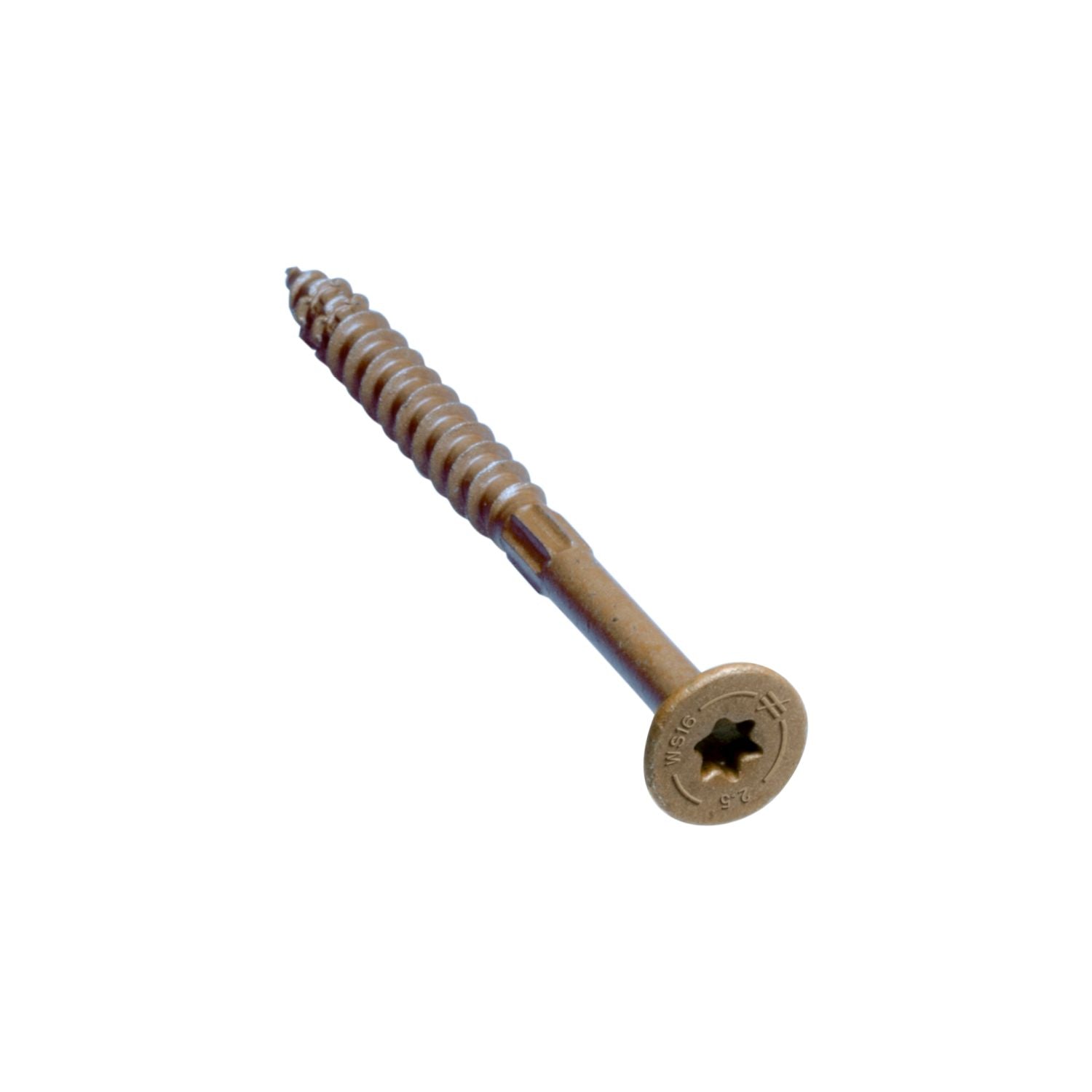 Simpson Strong-Tie SDWS16212QR150 Strong-Drive SDWS FRAMING Screw,  0.160-in. x 2-1/2-in. T25, Quik Guard, Tan, 150-Pack