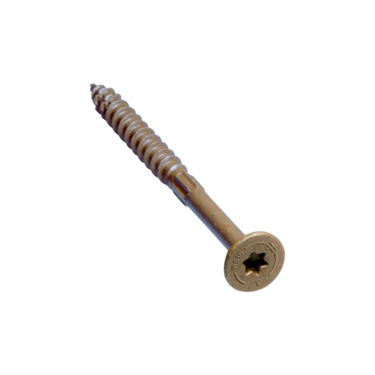 Simpson Strong-Tie SDWS16300QR50 Strong-Drive SDWS FRAMING Screw,  0.160-in. x 3-in. T25, Quik Guard, Tan, 50-Pack