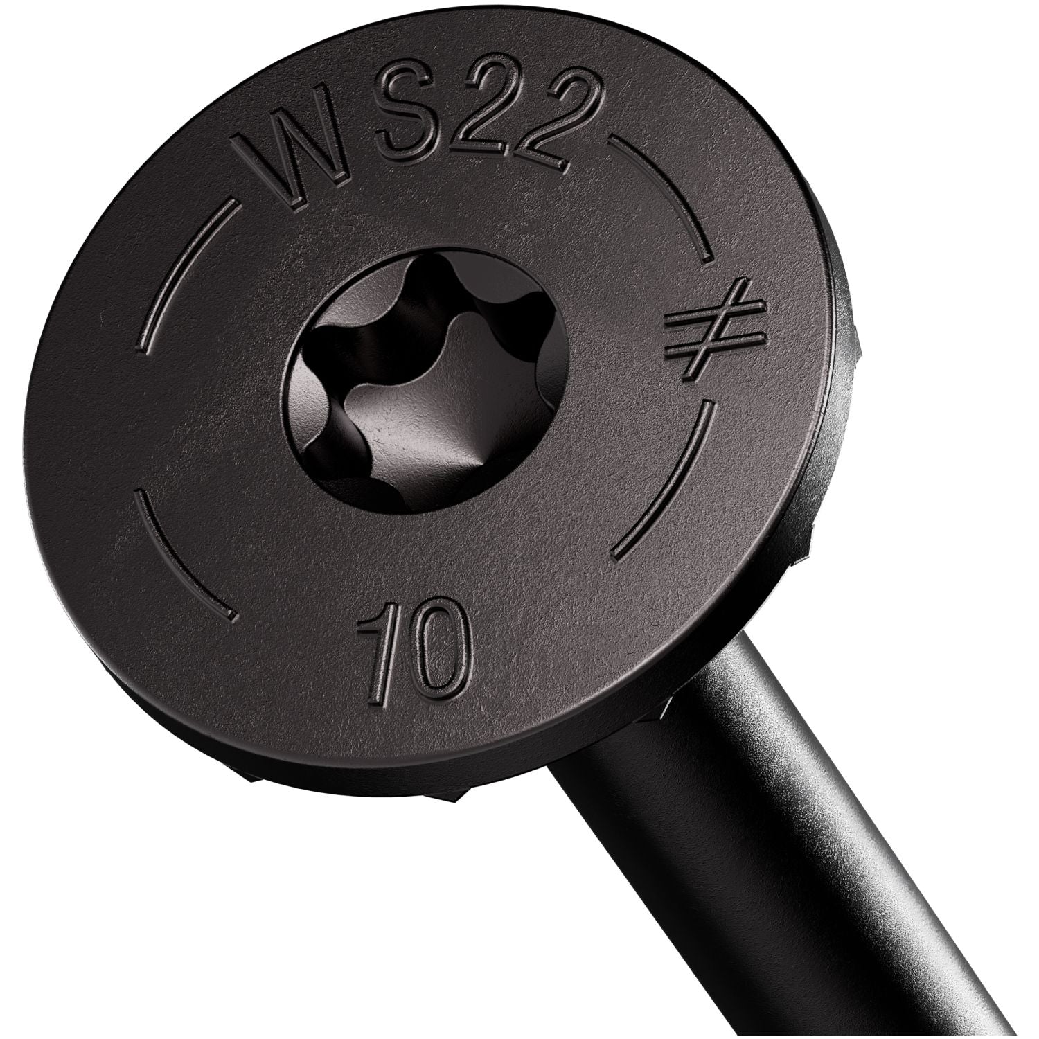 Simpson Strong-Tie SDWS221000DBB Strong-Drive SDWS TIMBER Screw (Exterior Grade),  0.220-in. x 10-in. T40, Black, 250-Pack