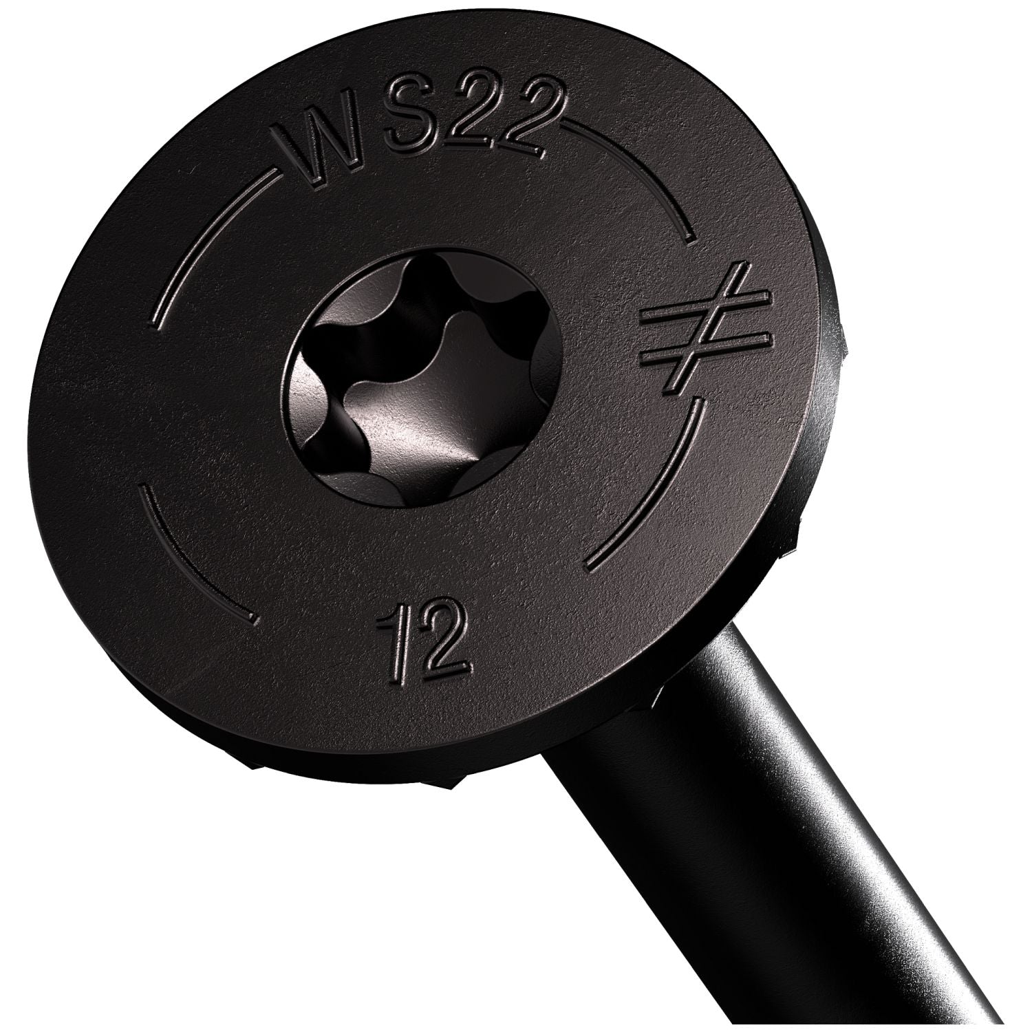 Simpson Strong-Tie SDWS221200DBBR50 Strong-Drive SDWS TIMBER Screw (Exterior Grade),  0.220-in. x 12-in. T40, Black, 50-Pack