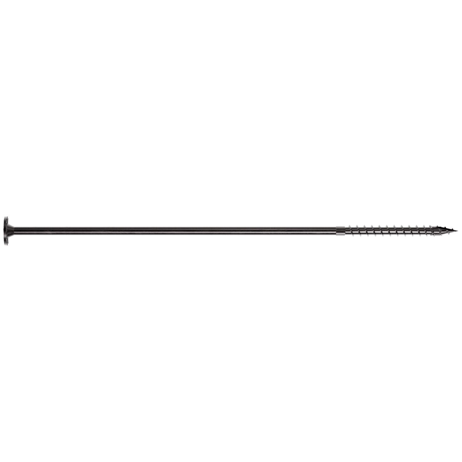 Simpson Strong-Tie SDWS221200DBBR50 Strong-Drive SDWS TIMBER Screw (Exterior Grade),  0.220-in. x 12-in. T40, Black, 50-Pack