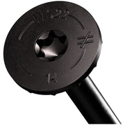 Simpson Strong-Tie SDWS221400DBBR50 Strong-Drive SDWS TIMBER Screw (Exterior Grade),  0.220-in. x 14-in. T40, Black, 50-Pack