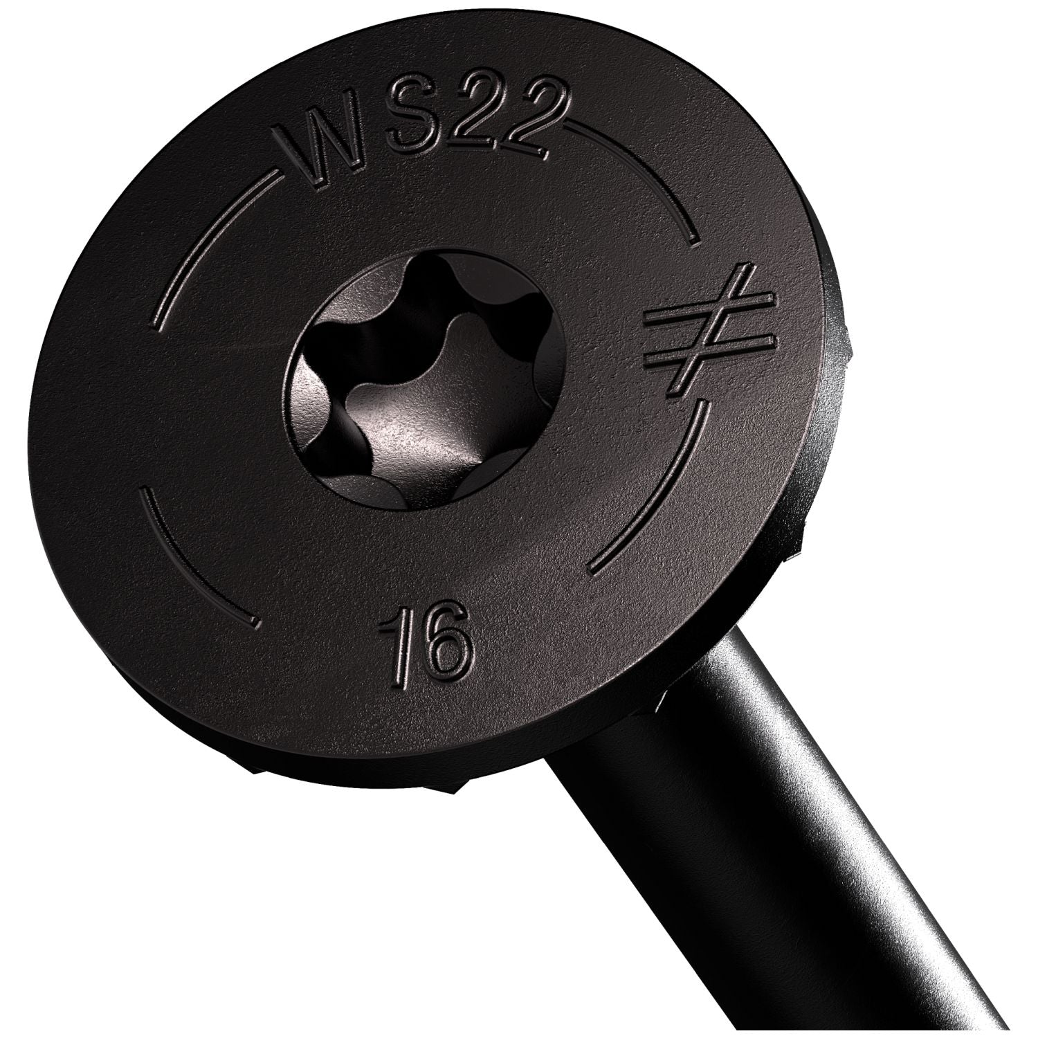 Simpson Strong-Tie SDWS221600DBBRP1 Strong-Drive SDWS TIMBER Screw (Exterior Grade),  0.220-in. x 16-in. T40, Black