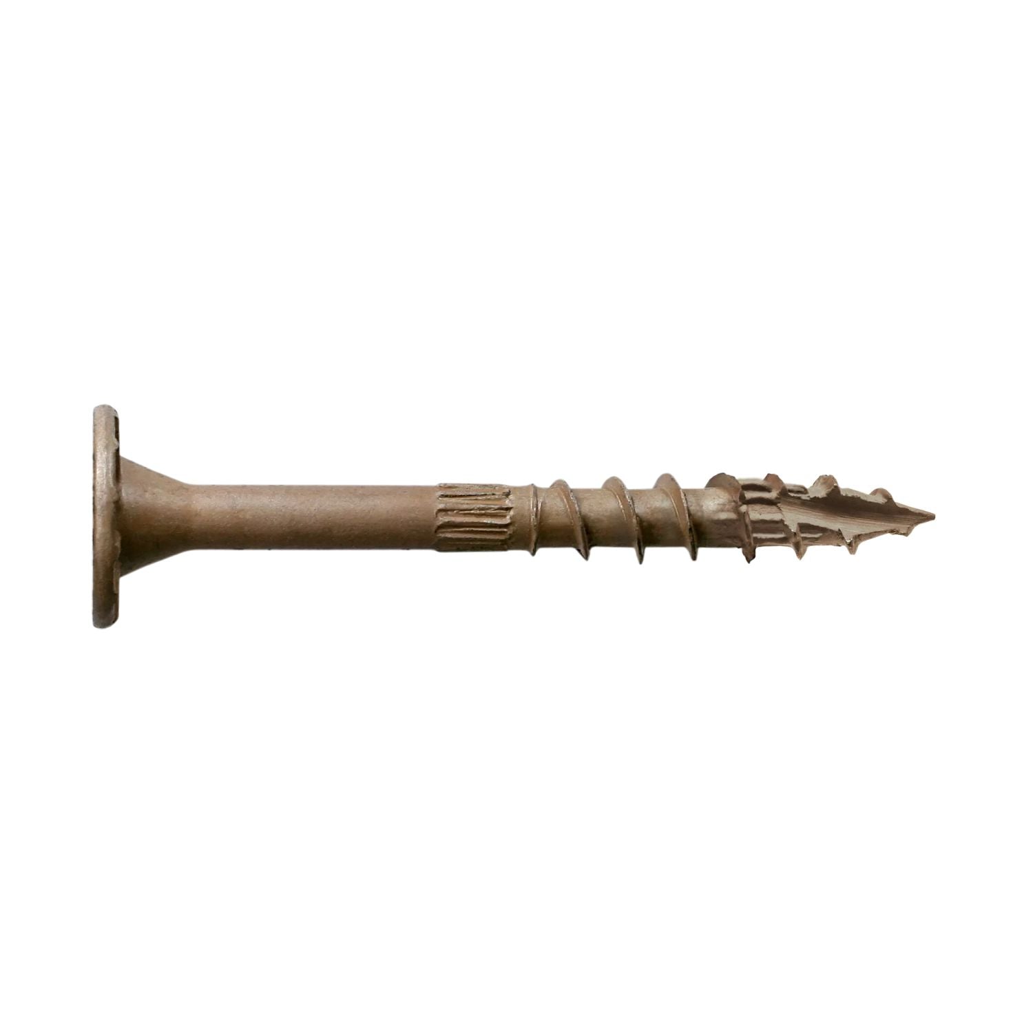 Simpson Strong-Tie Strong-Drive SDWS Timber Exterior Grade Screw, 0.220-in. x 3-in. T40, Tan, 950-Pack (SDWS22300DB)