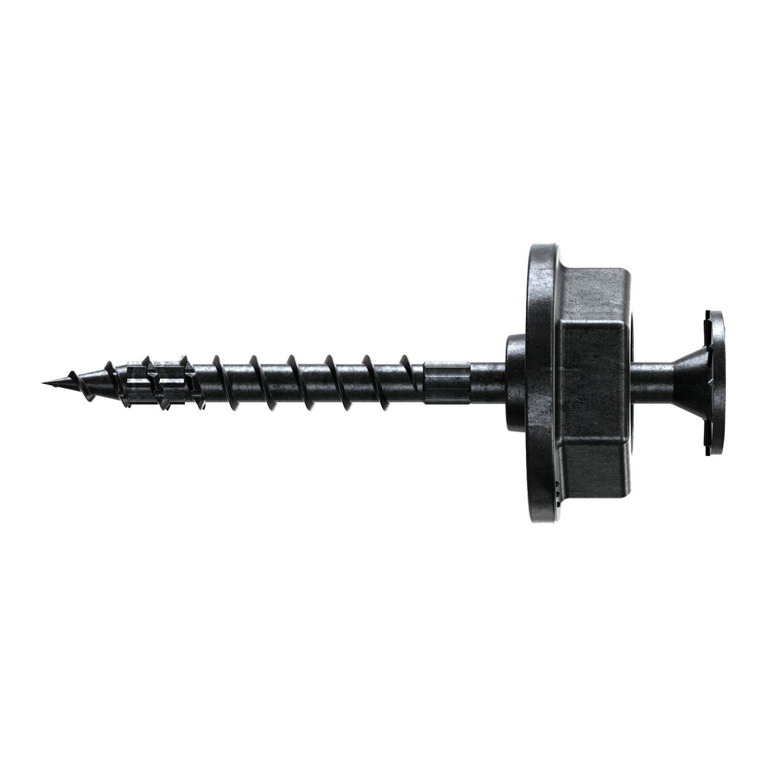 Simpson Strong-Tie SDWS22312DBB-RN1 Outdoor Accents Structural Wood Screw,  .220-in. x 3-1/2-in. DB Coating, Black withWasher