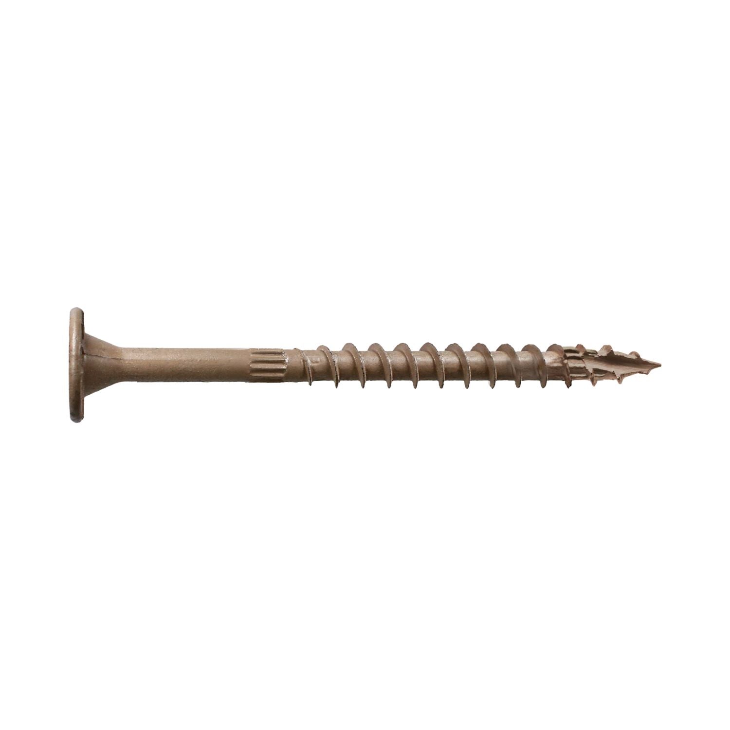 Simpson Strong-Tie Strong-Drive SDWS Timber Exterior Grade Screw, 0.220-in. x 4-in. T40, Tan, 50-Pack (SDWS22400DB-R50)