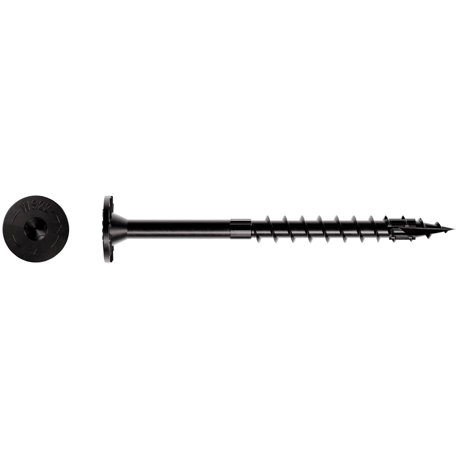 Simpson Strong-Tie SDWS22400DBB Strong-Drive SDWS TIMBER Screw (Exterior Grade),  0.220-in. x 4-in. T40, Black, 600-Pack