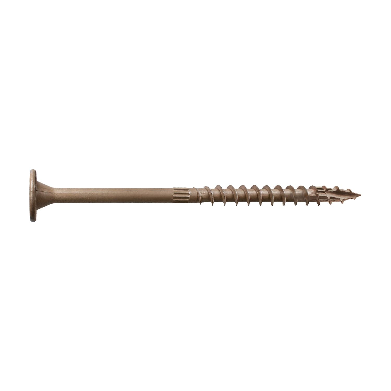 Simpson Strong-Tie Strong-Drive SDWS TIMBER Exterior Grade Screw, 0.220-in. x 5-in. T40, Tan, 50-Pack (SDWS22500DB-R50)