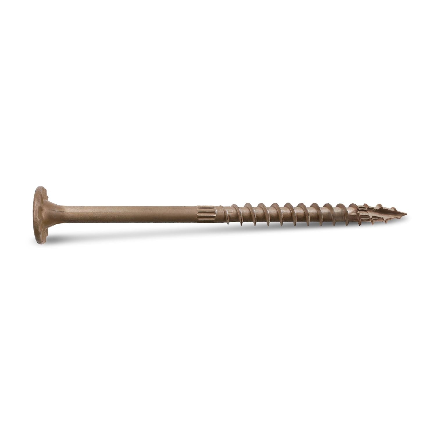 Simpson Strong-Tie Strong-Drive SDWS Timber Exterior Grade Screw, 0.220-in. x 5-in. T40, Tan, 600-Pack (SDWS22500DB)