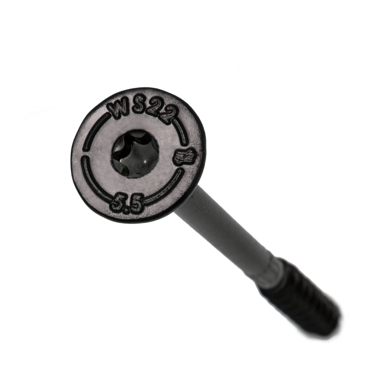 Simpson Strong-Tie SDWS22512DBB-R50 Outdoor Accents Structural Wood Screw,  .220-in. x 5-1/2-in. DB Coating, Black, 50-Pack