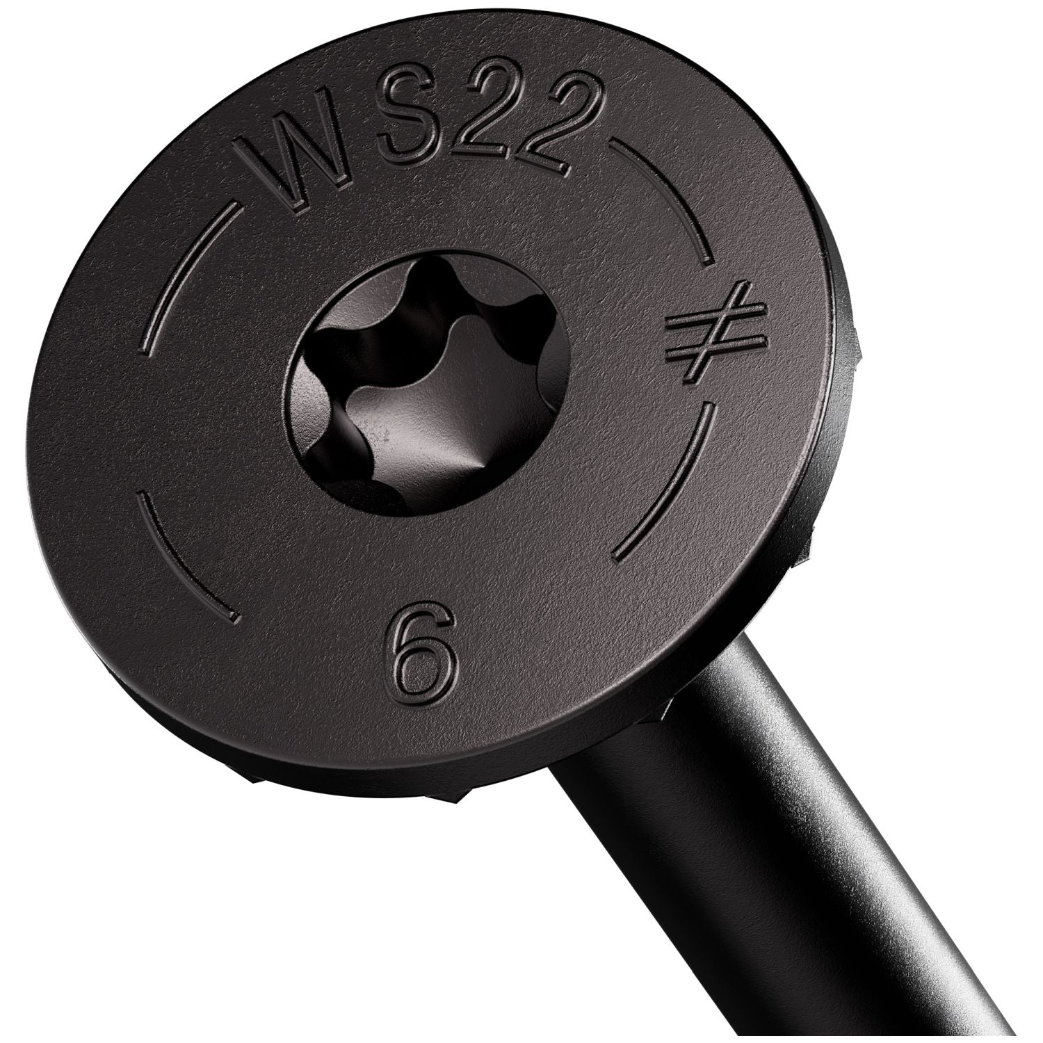 Simpson Strong-Tie SDWS22600DBB-RP1 Strong-Drive SDWS TIMBER Screw (Exterior Grade),  0.220-in. x 6-in. T40, Black
