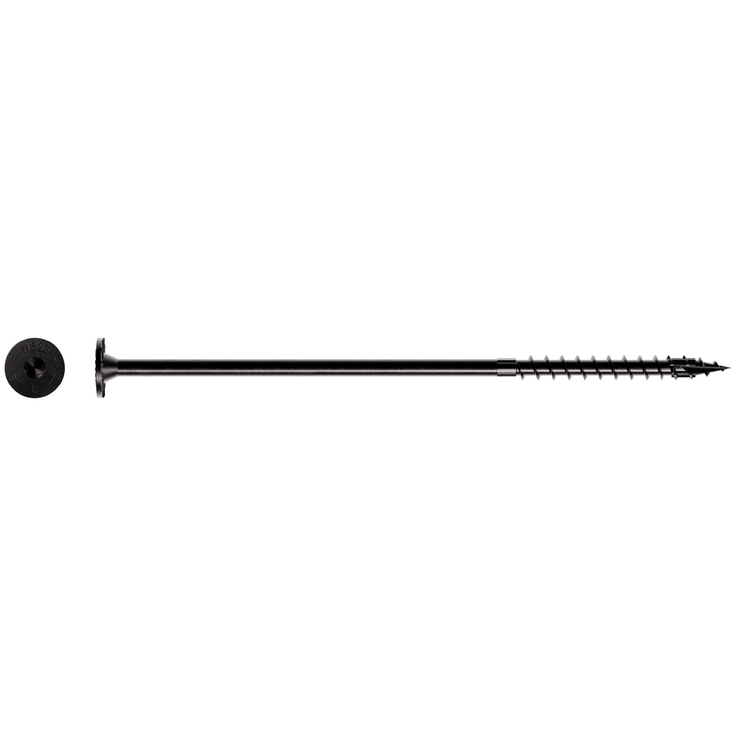 Simpson Strong-Tie SDWS22800DBBMB Strong-Drive SDWS TIMBER Screw (Exterior Grade),  0.220-in. x 8-in. T40, Black, 250-Pack