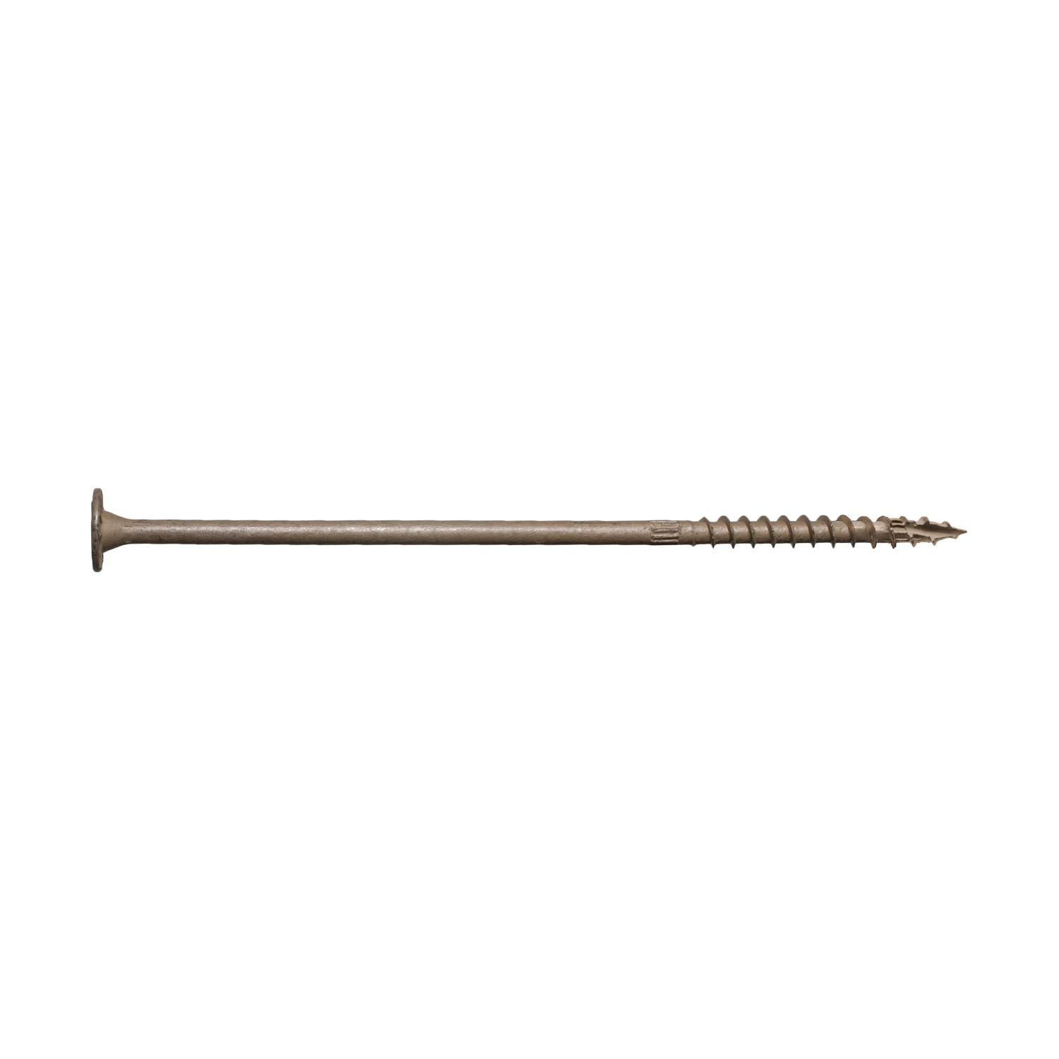 Simpson Strong-Tie Strong-Drive SDWS Timber Exterior Grade Screw, 0.220-in. x 8-in. T40, Tan, 250-Pack (SDWS22800DBMB)