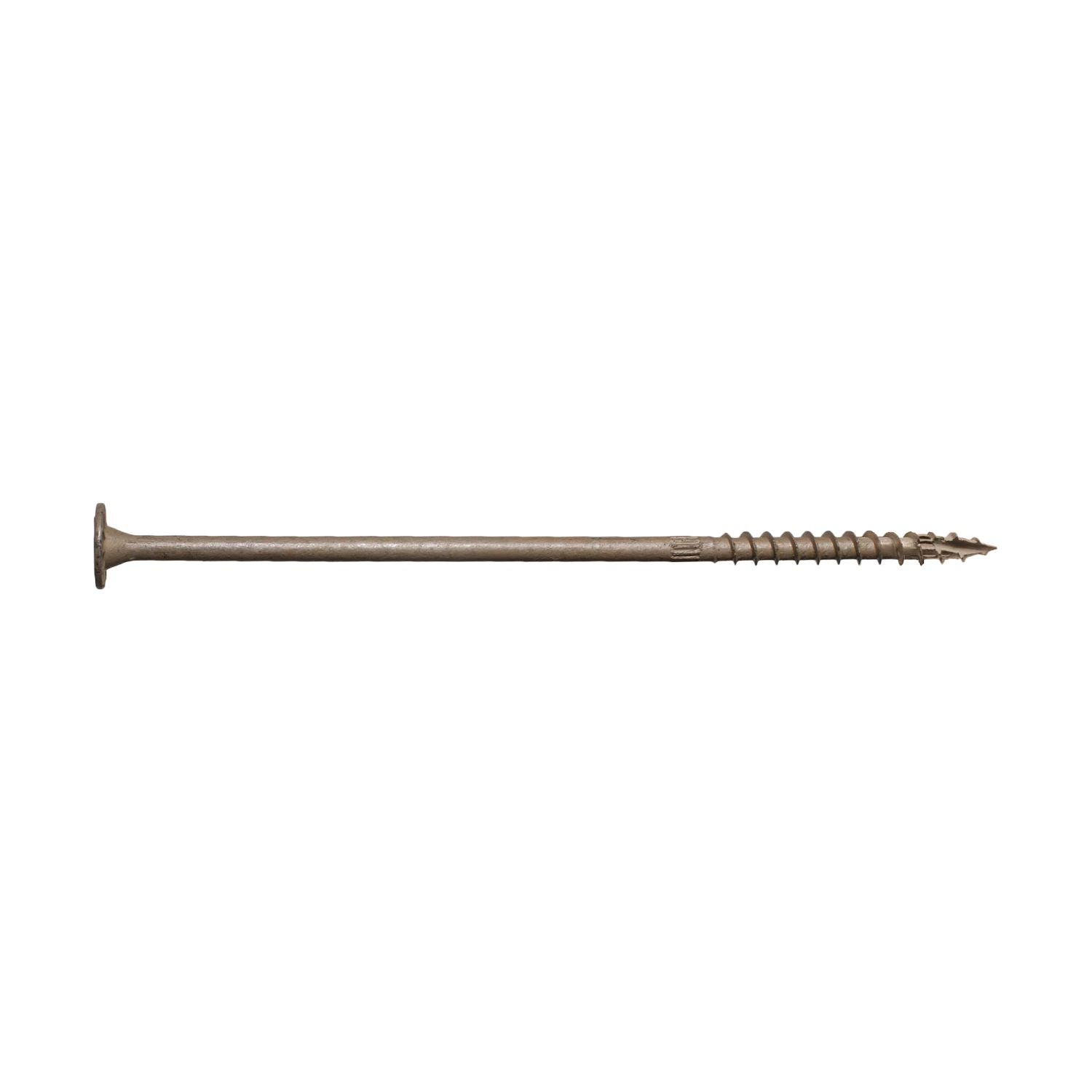 Simpson Strong-Tie Strong-Drive SDWS Timber Exterior Grade Screw, 0.220-in. x 8-in. T40, Tan, 250-Pack (SDWS22800DBMB)