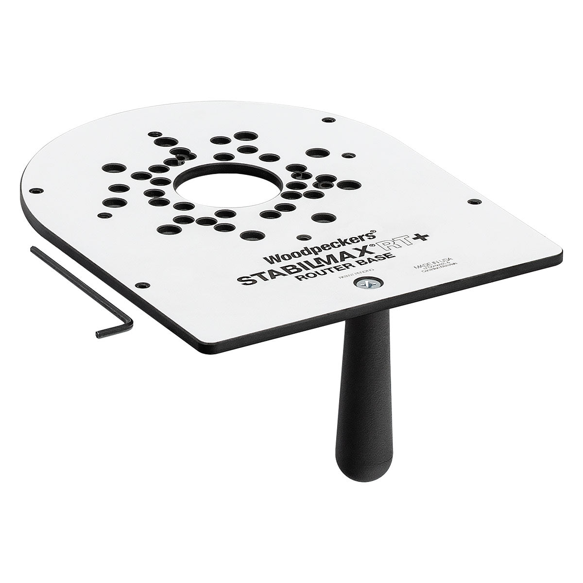 Woodpeckers SMRT-P-PO StabilMax RT Plus router baseplate for router table and hand-held routing
