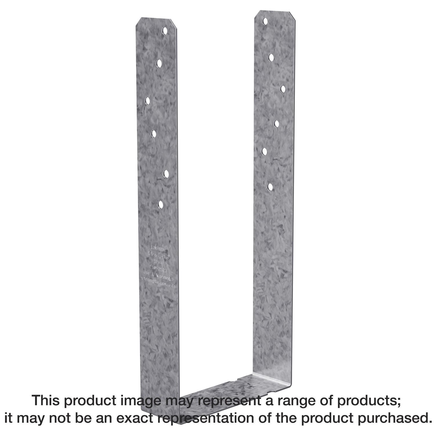 Simpson Strong-Tie SPH4 SPH 3-9/16-in. x 8-3/4-in. Galvanized Heavy-Duty Stud Plate Tie
