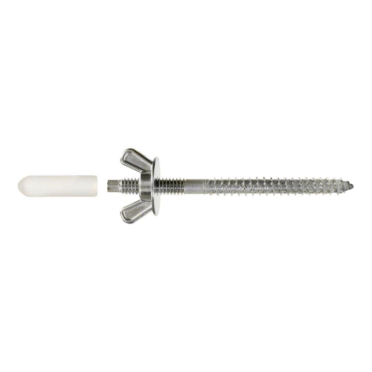 Simpson Strong-Tie Storm-Panel Screw — 1/4-in. x 3-7/16-in. Type 302, 25-Pack (SPS25344-KT)
