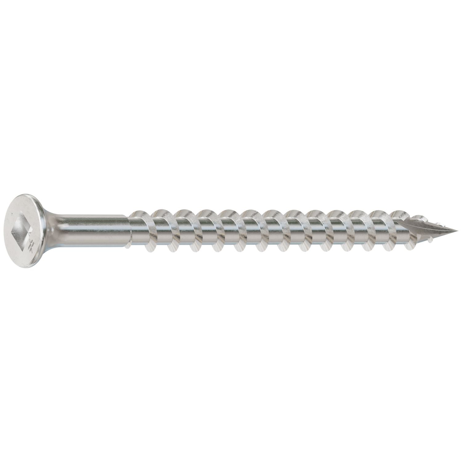Simpson Strong-Tie SS3DSC212BS316 Bugle-Head Wood Screw (Collated),  #10 x 2-1/2-in. #3 Square Drive, Type 316, 1500-Pack