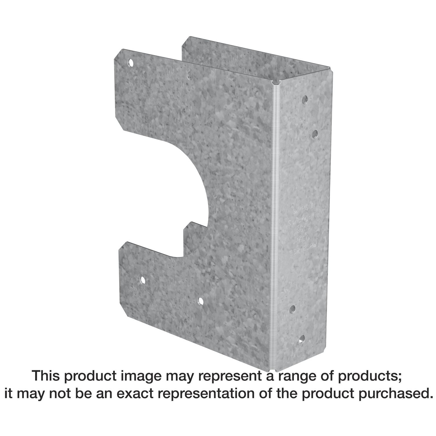 Simpson Strong-Tie SS4.5 SS 16-Gauge Galvanized Stud Shoe for Triple 2x Stud