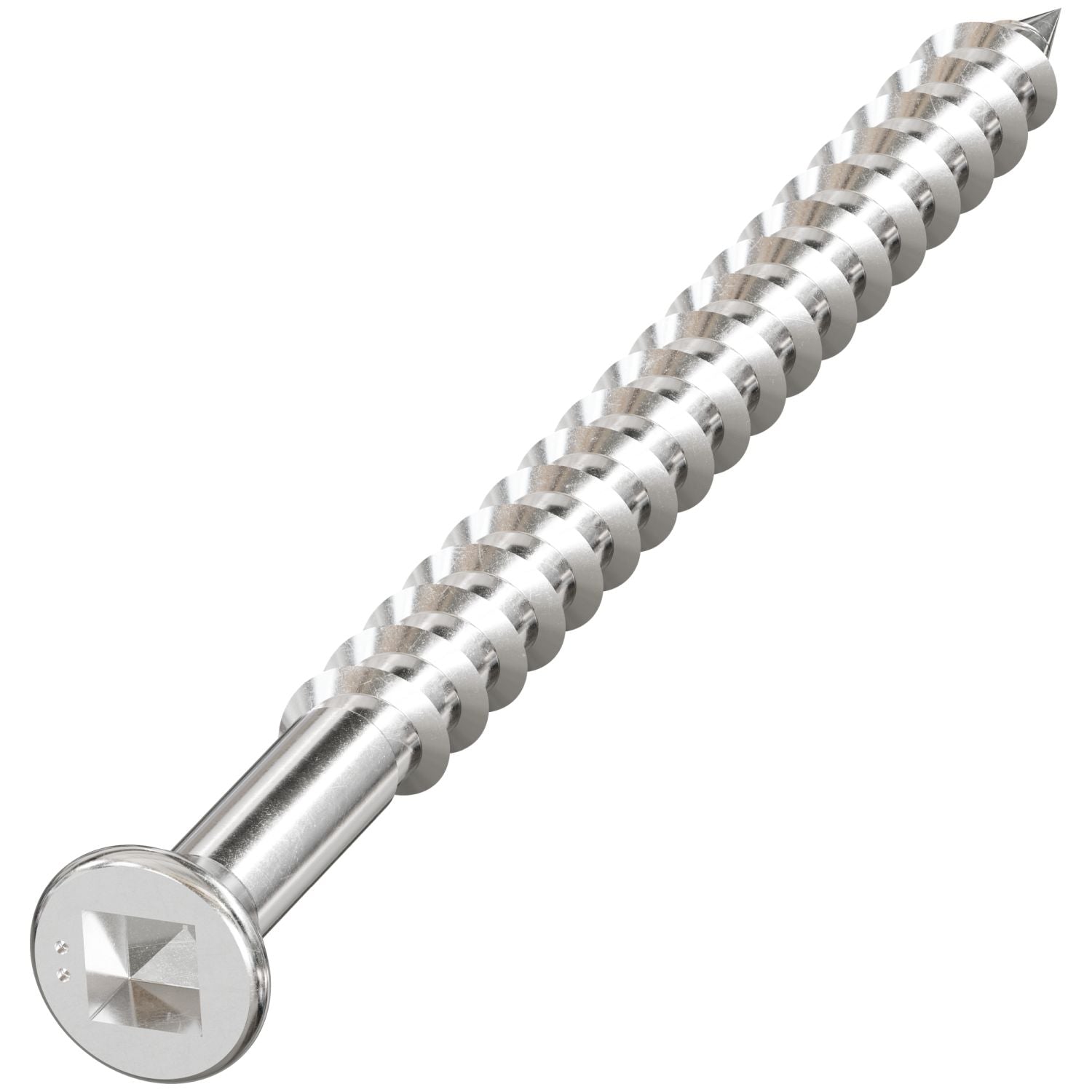 Simpson Strong-Tie SSDTH212S Trim-Head Screw,  Sharp Point (Collated),  #7 x 3-in. #2 SQ Type 305, 1000-Pack