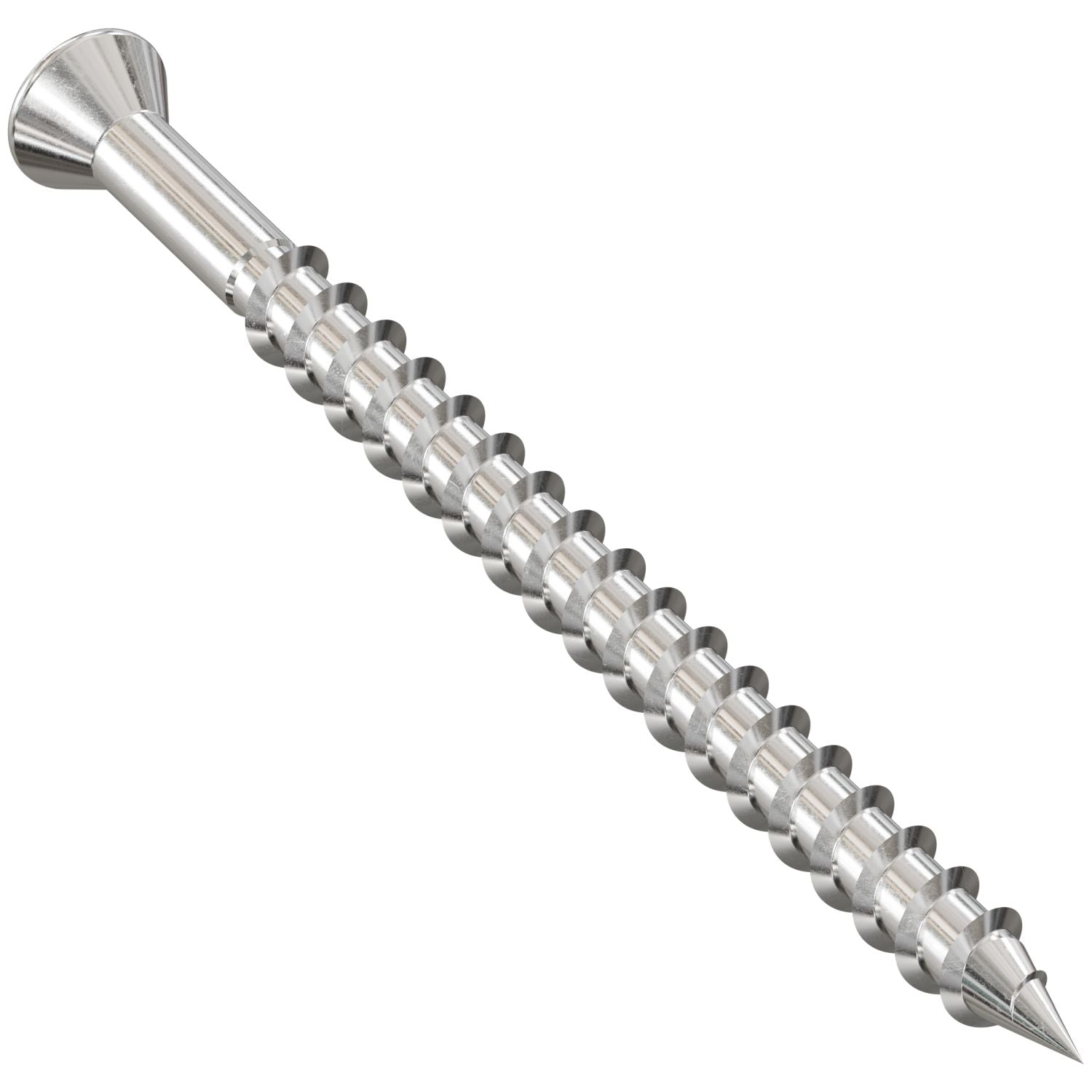 Simpson Strong-Tie SSDTH212S Trim-Head Screw,  Sharp Point (Collated),  #7 x 3-in. #2 SQ Type 305, 1000-Pack