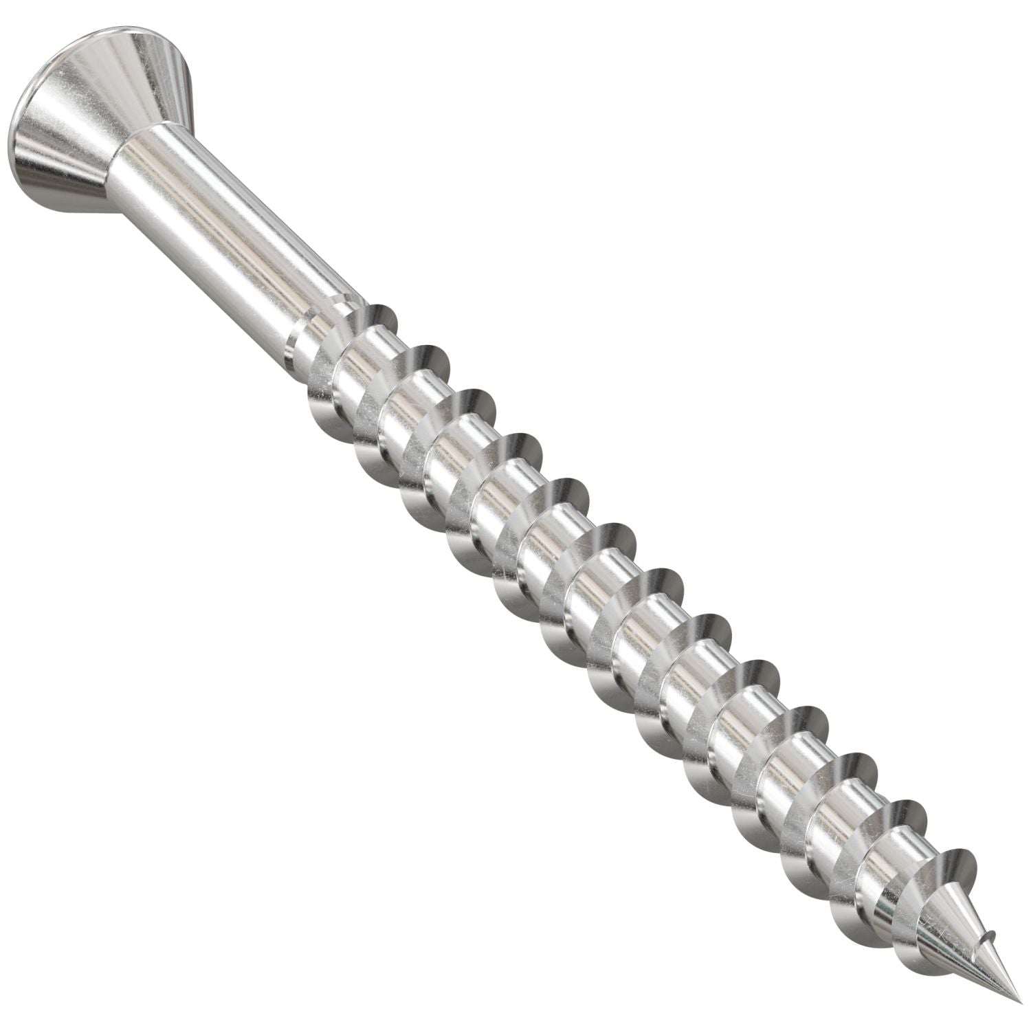 Simpson Strong-Tie SSDTH2S Trim-Head Screw,  Sharp Point (Collated),  #7 x 2-1/2-in. #2 Square Type 305, 2000-Pack