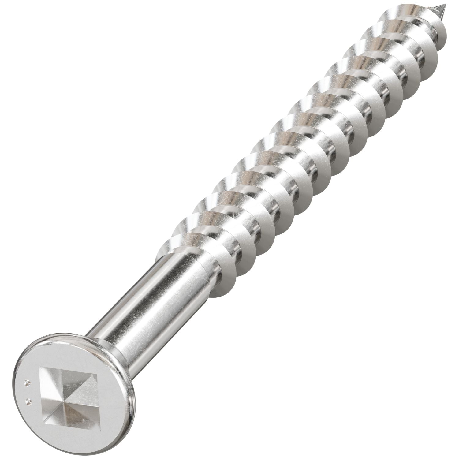 Simpson Strong-Tie SSDTH2S Trim-Head Screw,  Sharp Point (Collated),  #7 x 2-1/2-in. #2 Square Type 305, 2000-Pack