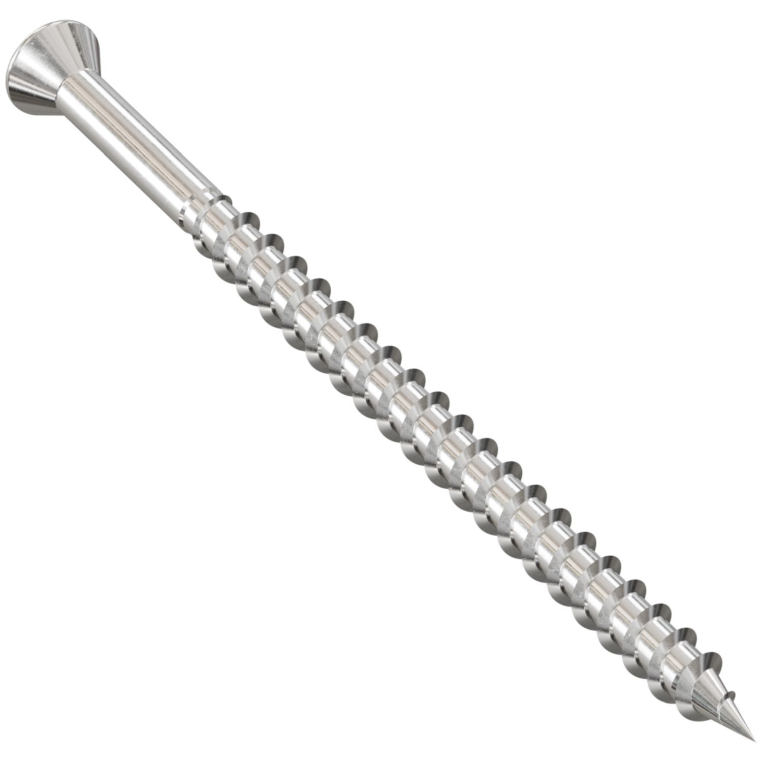 Simpson Strong-Tie SSDTH3S Trim-Head Screw,  Sharp Point (Collated),  #7 x 3-in. #2 SQ Type 305, 1000-Pack